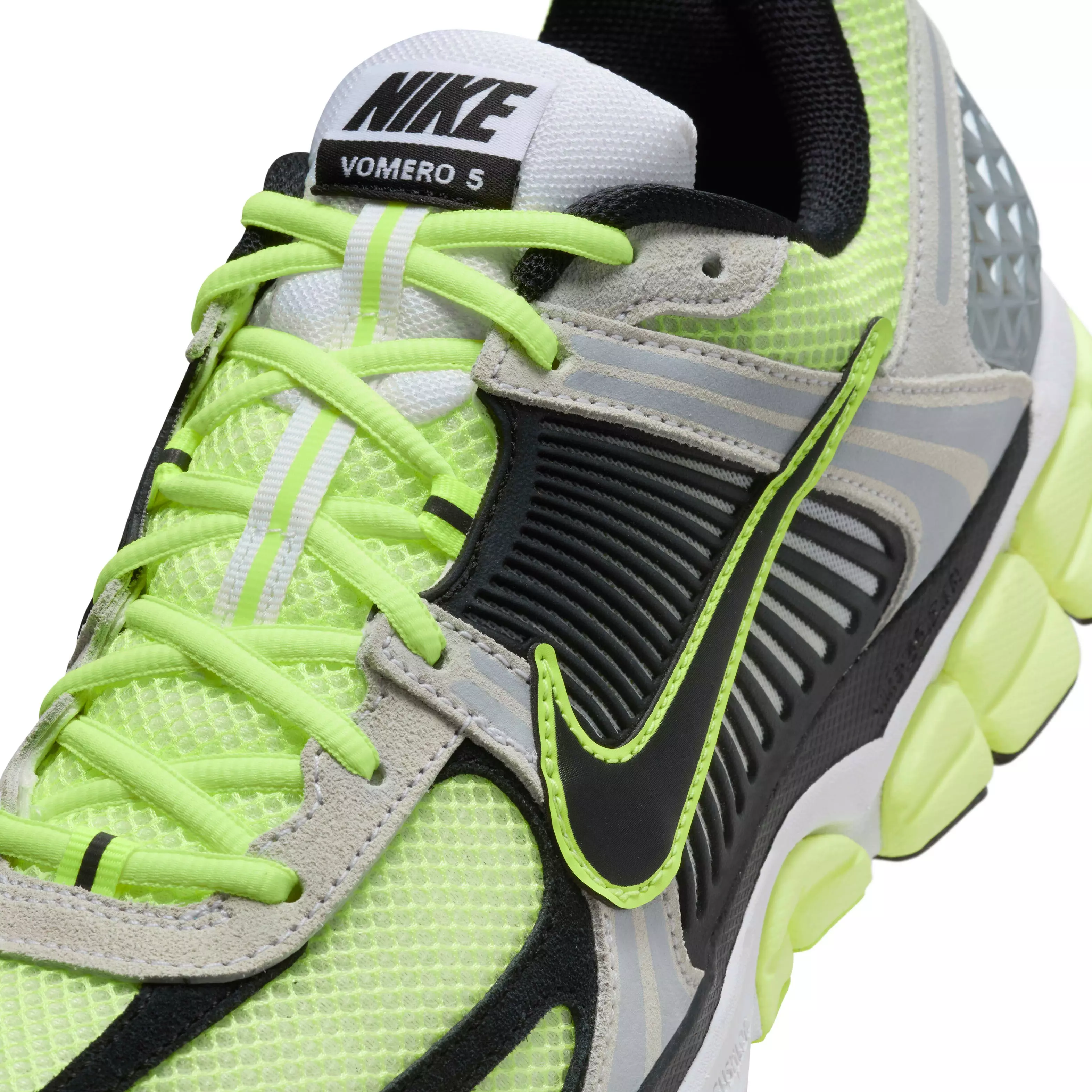 Nike Zoom Vomero 5 "Volt/White/Metallic Platinum/Black" Men's Shoe - VOLT/WHITE/PLATINUM/BLACK