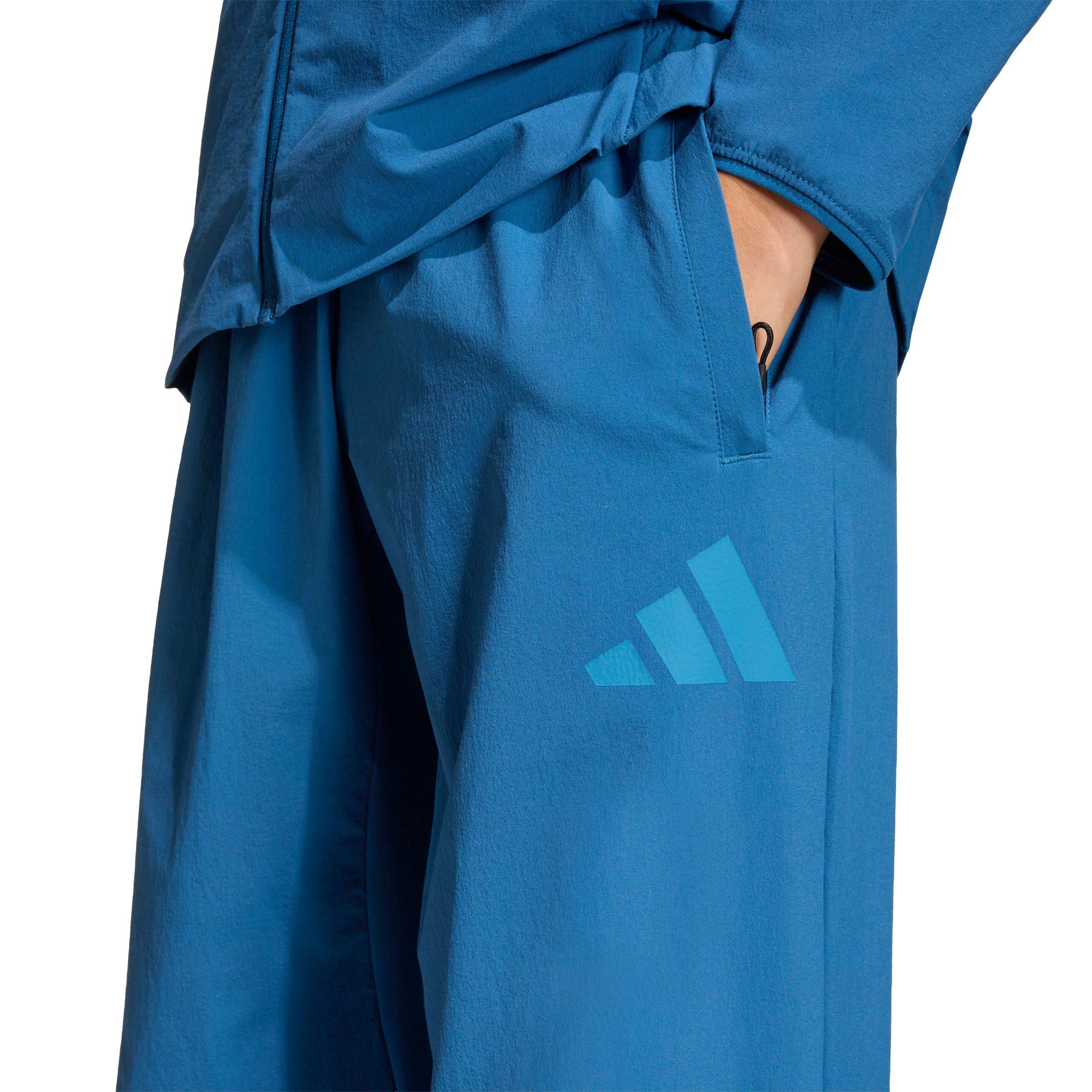 adidas Z.N.E. Woven Travel Big Kids' Blue Tracksuit Bottoms
