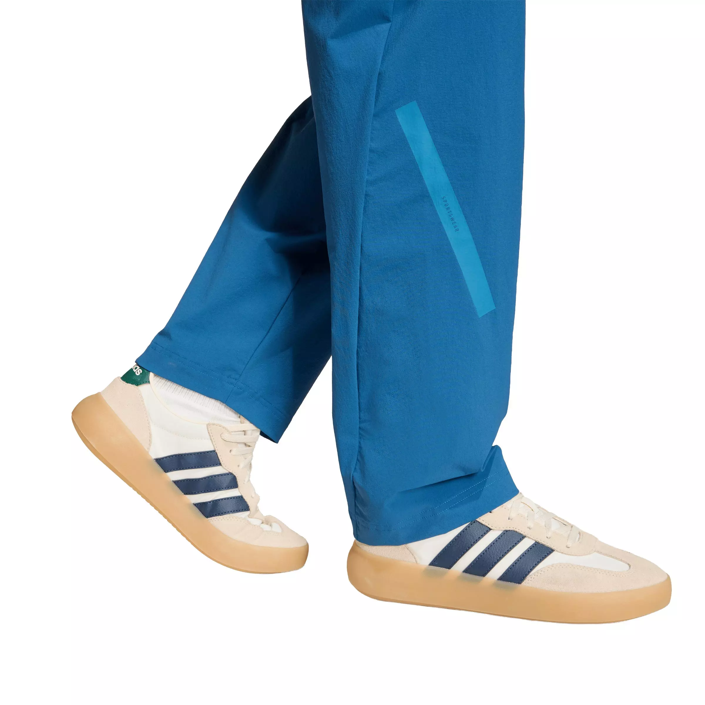 adidas Big Kids' Z.N.E. Woven Travel Tracksuit Bottoms - Blue - BLUE