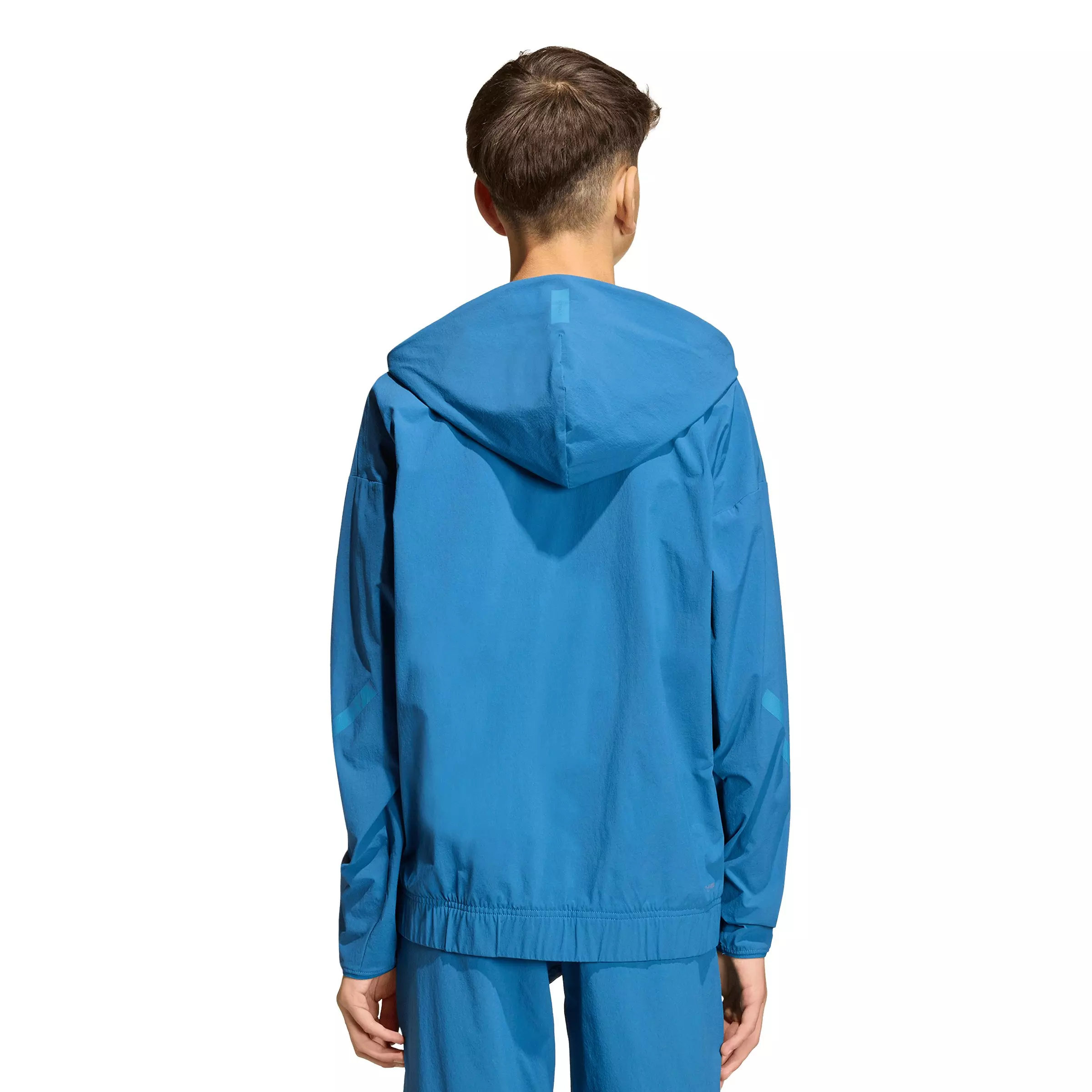 adidas Big Boys' Z.N.E. Woven Travel Cover Up Track Top - Blue - BLUE