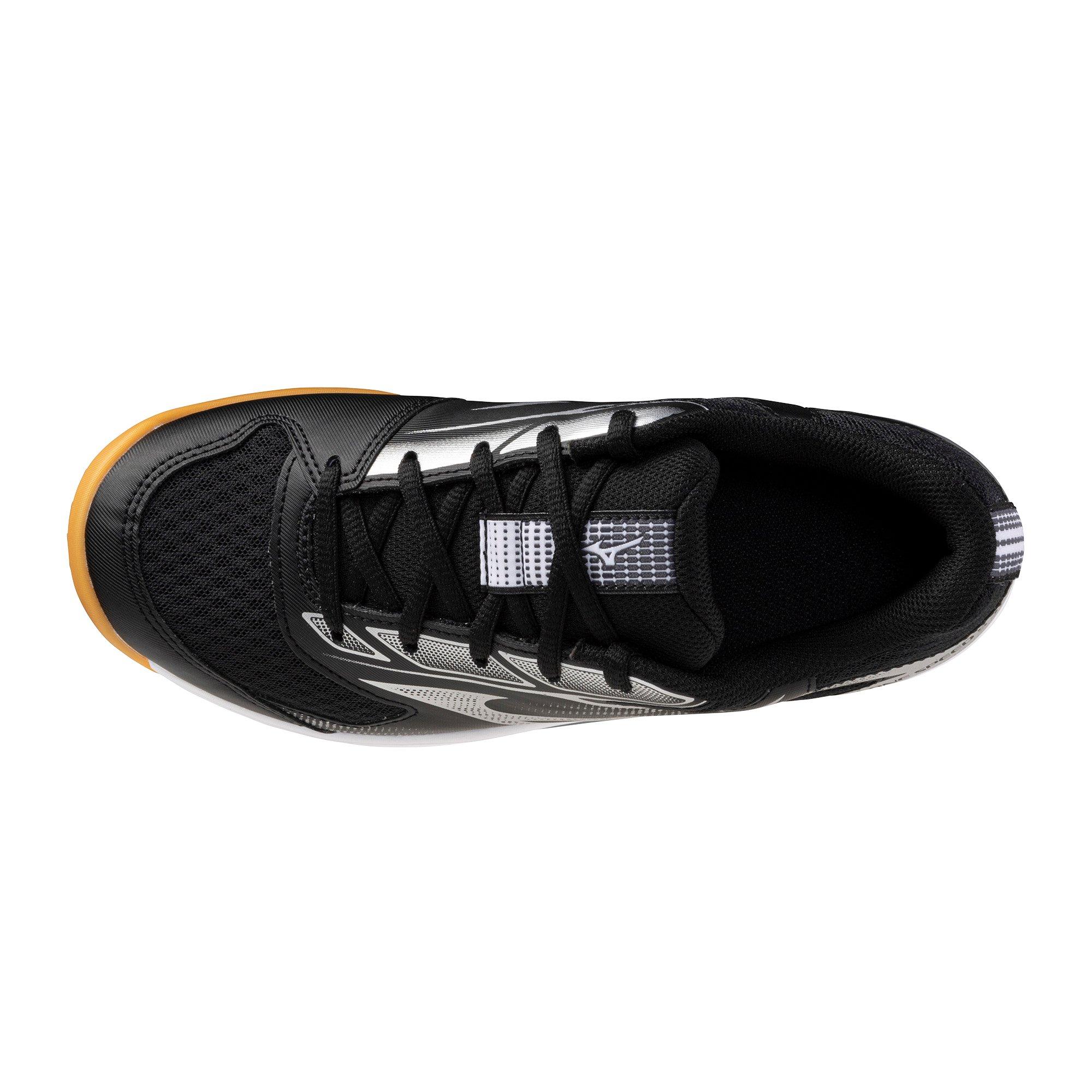 Mizuno Cyclone Speed 3 Grade School Girls'"Black/Silver" Volleyball Shoe