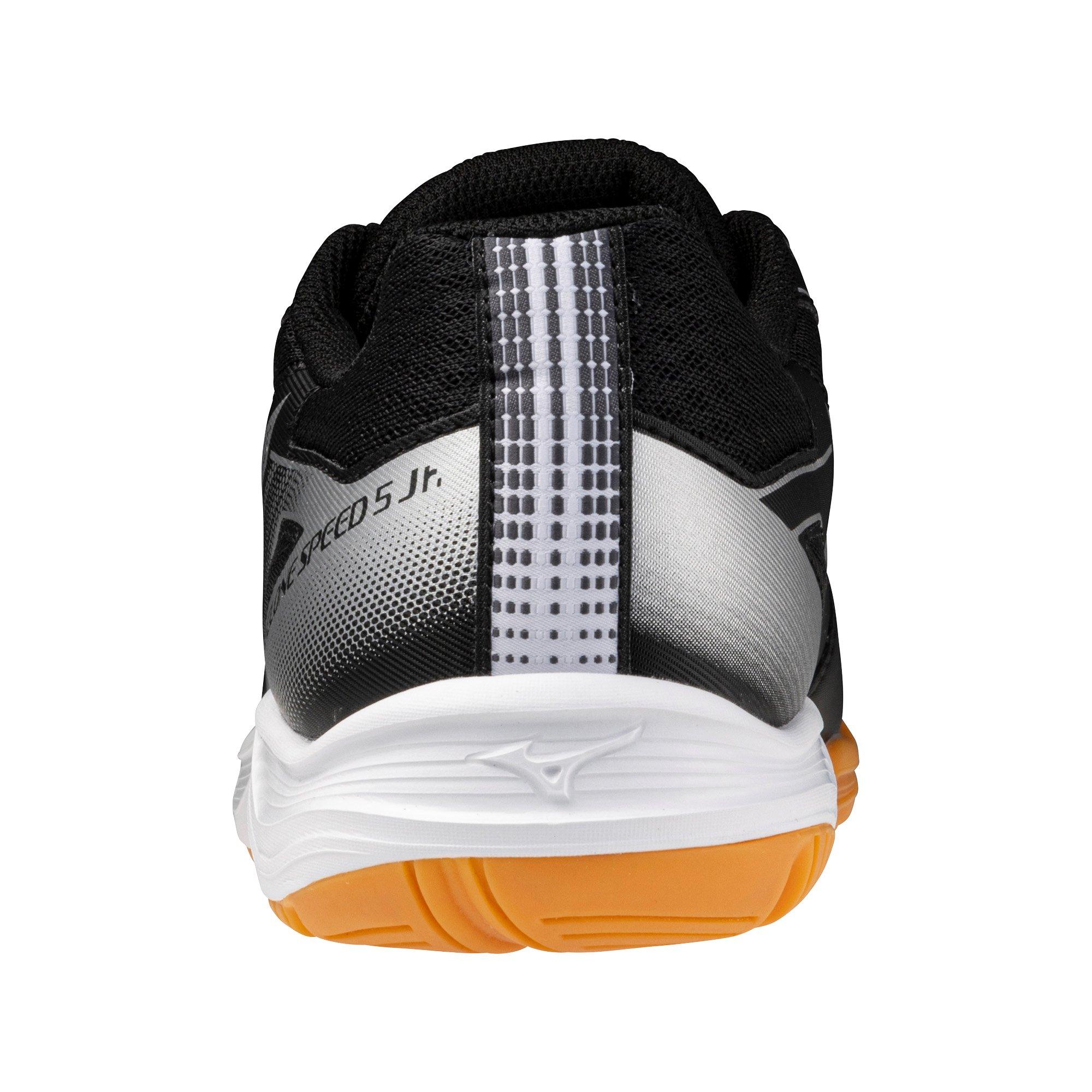 Mizuno Cyclone Speed 3 Grade School Girls'"Black/Silver" Volleyball Shoe