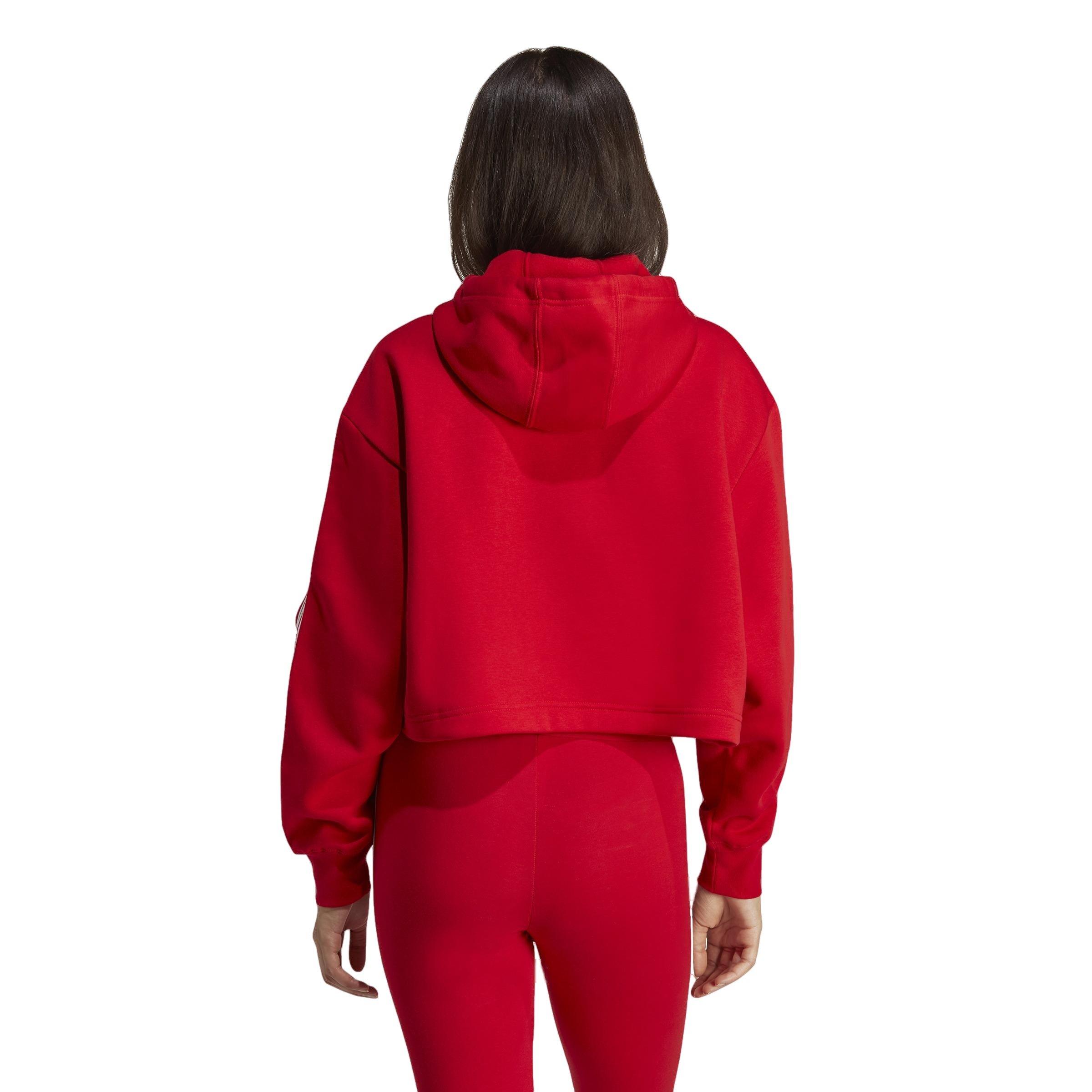 Originals cropped hoodie red hotsell