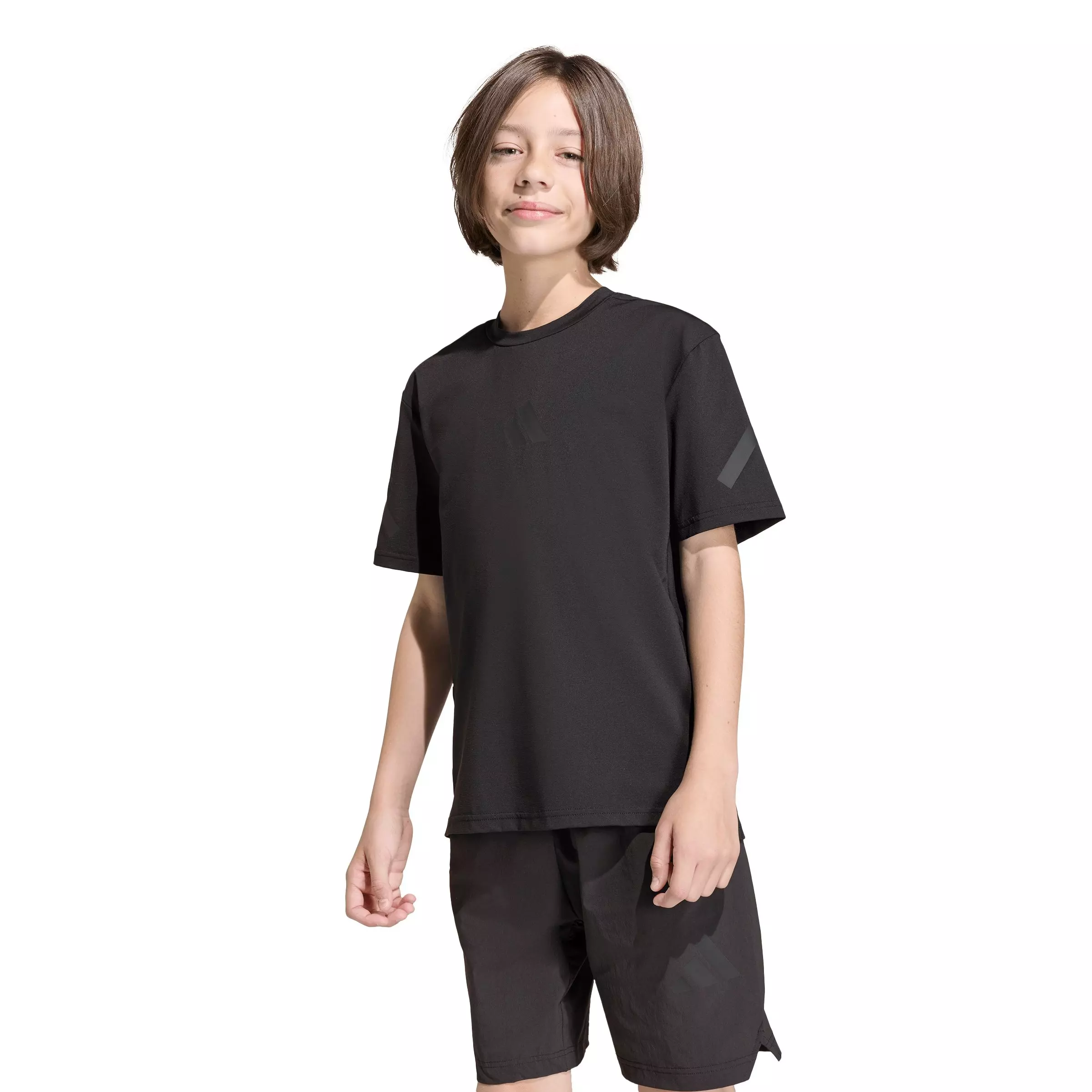 adidas Big Kids' Z.N.E. Stretch T-Shirt - Black - BLACK