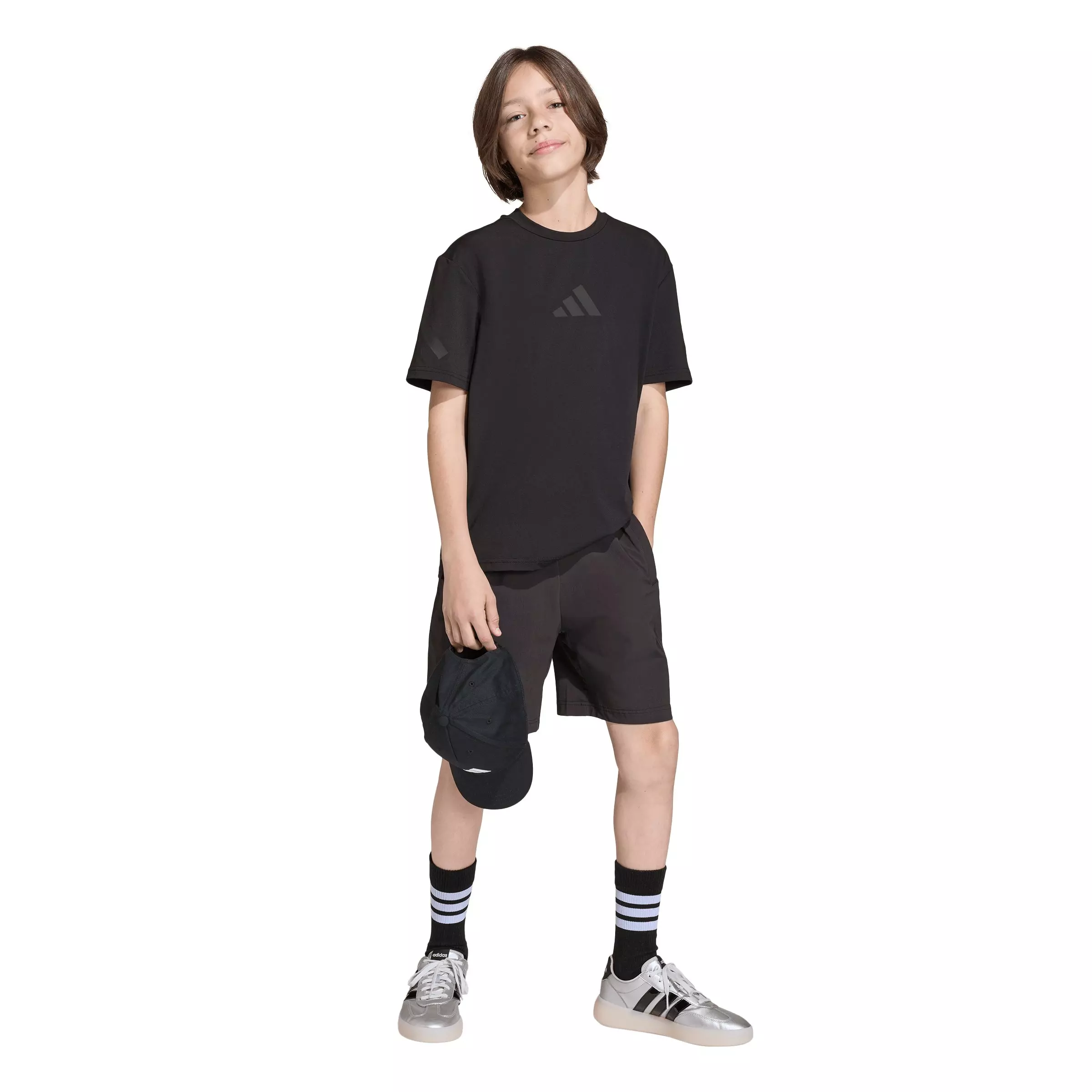 adidas Big Kids' Z.N.E. Stretch T-Shirt - Black - BLACK