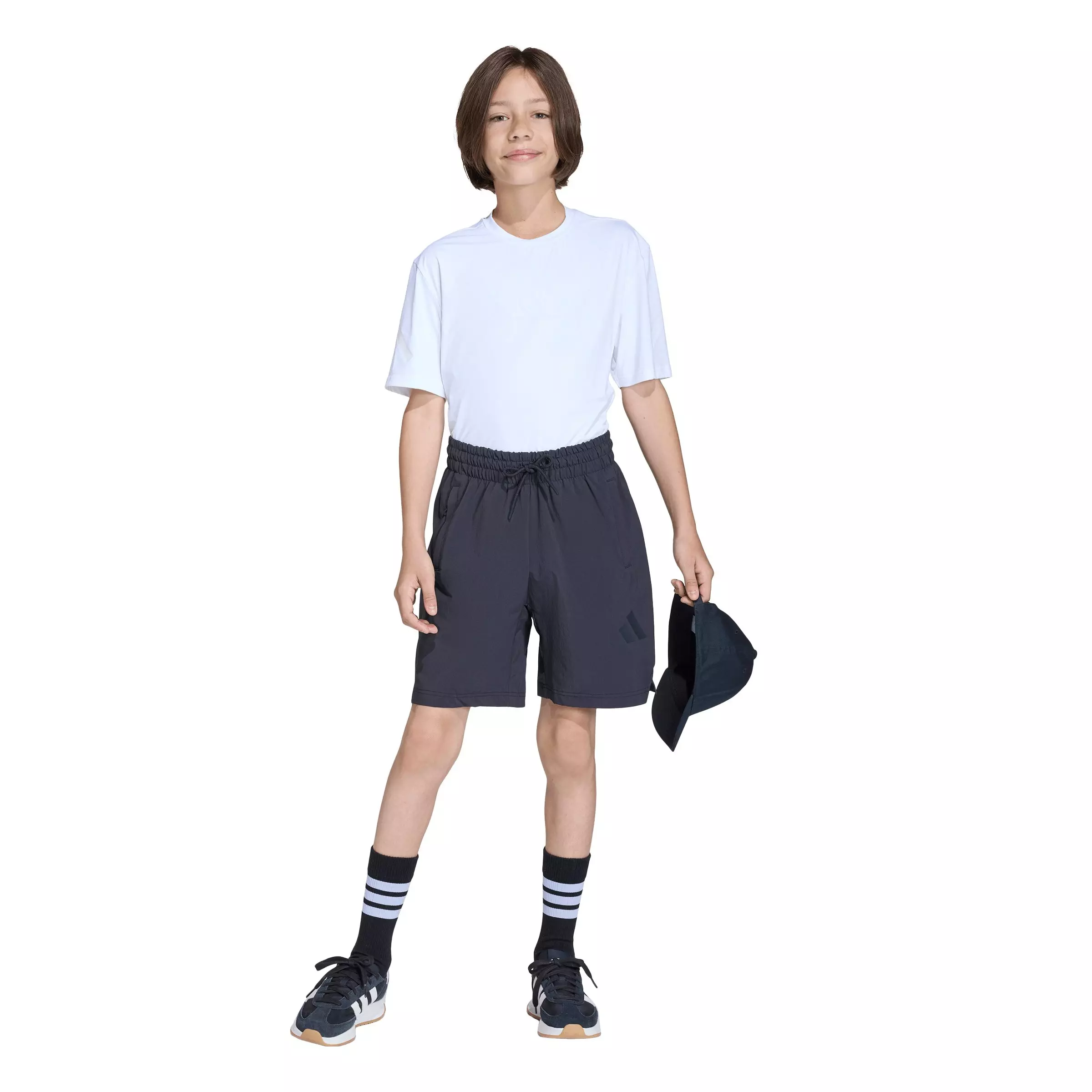 adidas Big Kids' Z.N.E. Stretch T-Shirt - White - WHITE