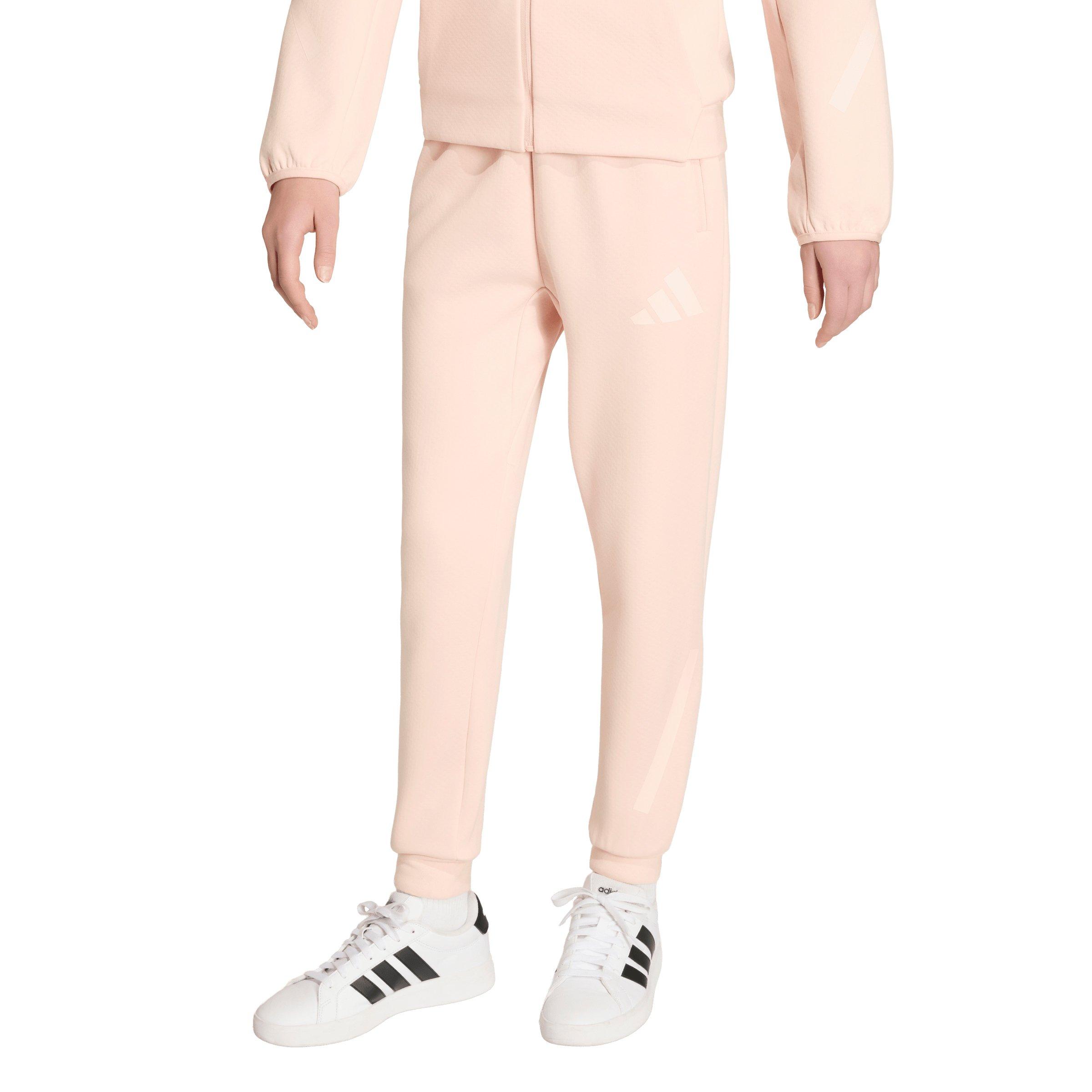 adidas Big Kids' Z.N.E. Tapered Leg Tracksuit Bottoms - Pink - PINK Thumbnail View 1