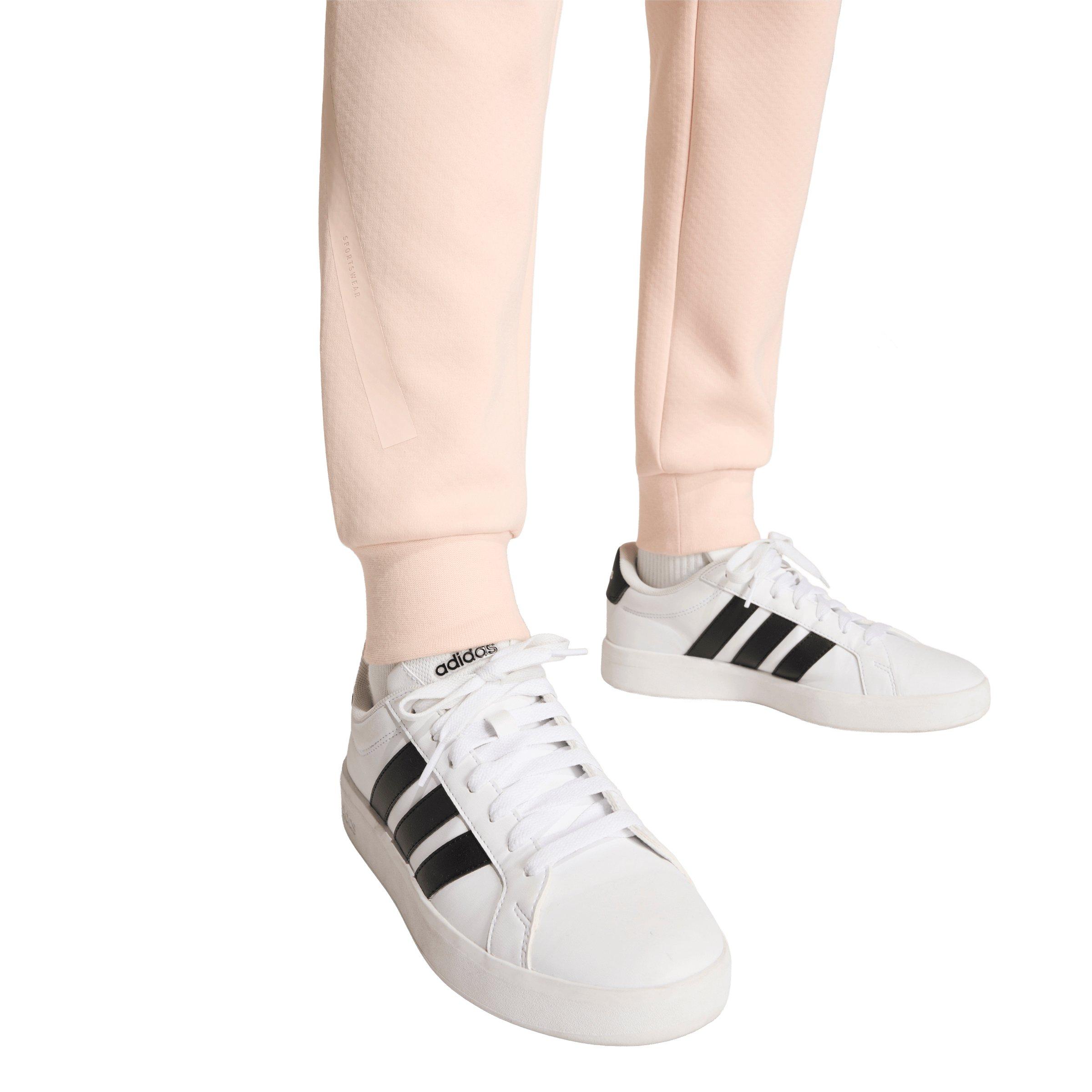 adidas Big Kids' Z.N.E. Tapered Leg Tracksuit Bottoms - Pink - PINK Thumbnail View 4