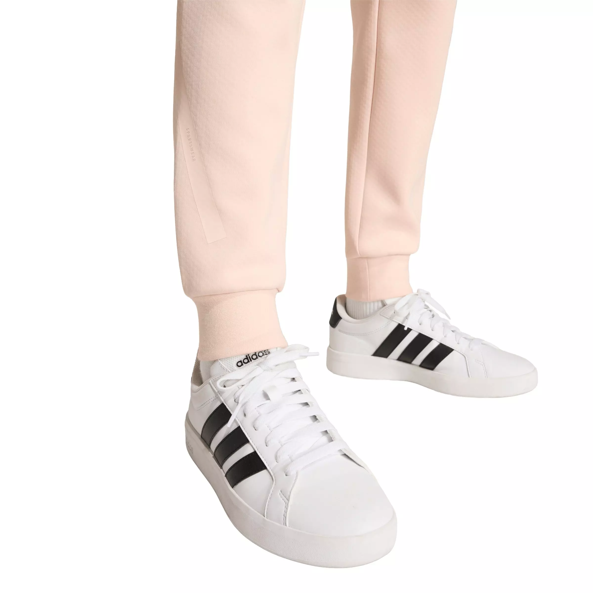 adidas Big Kids' Z.N.E. Tapered Leg Tracksuit Bottoms - Pink - PINK