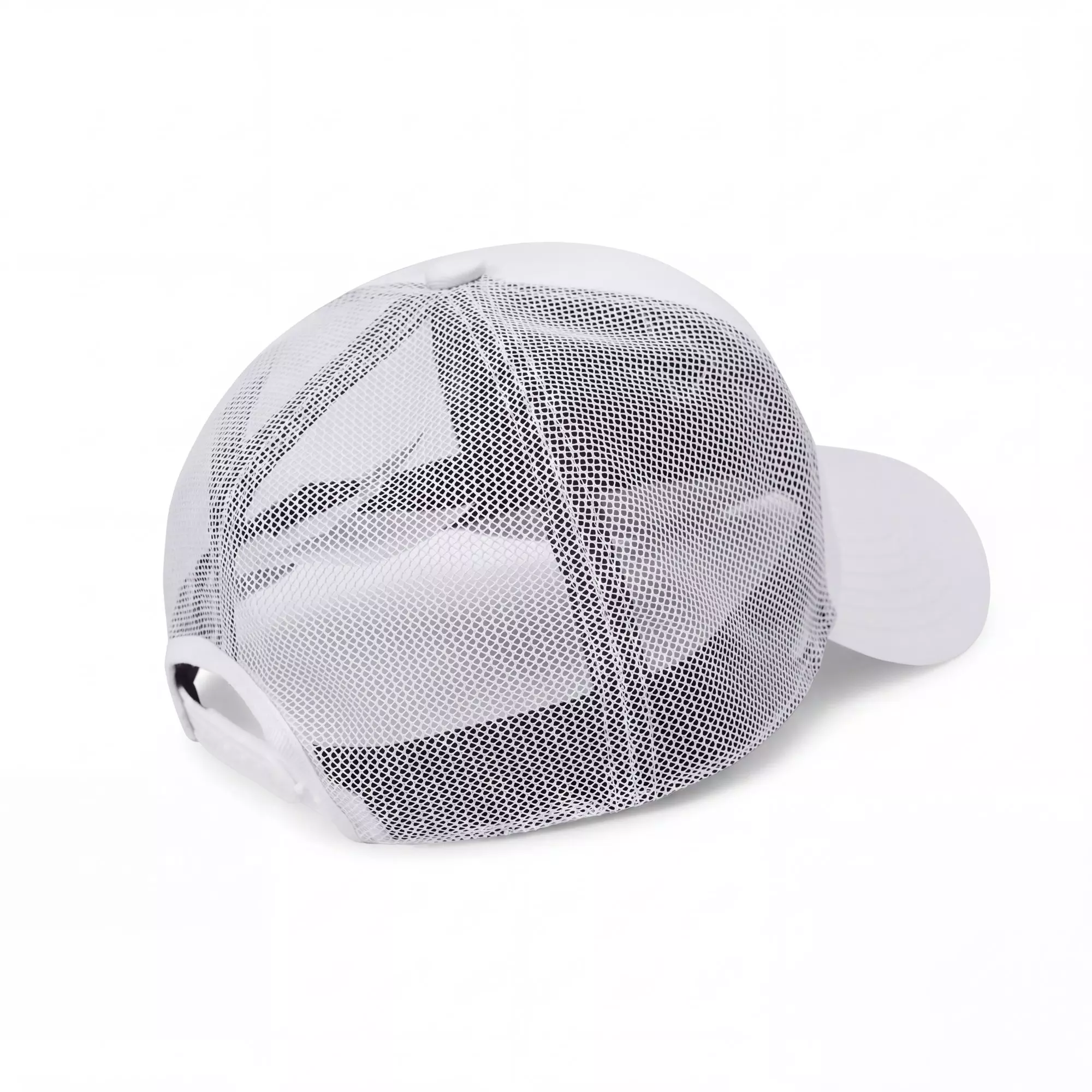 L/AB c/o Off-White Clamp Arrows Curved Brim Trucker Hat - White - WHITE