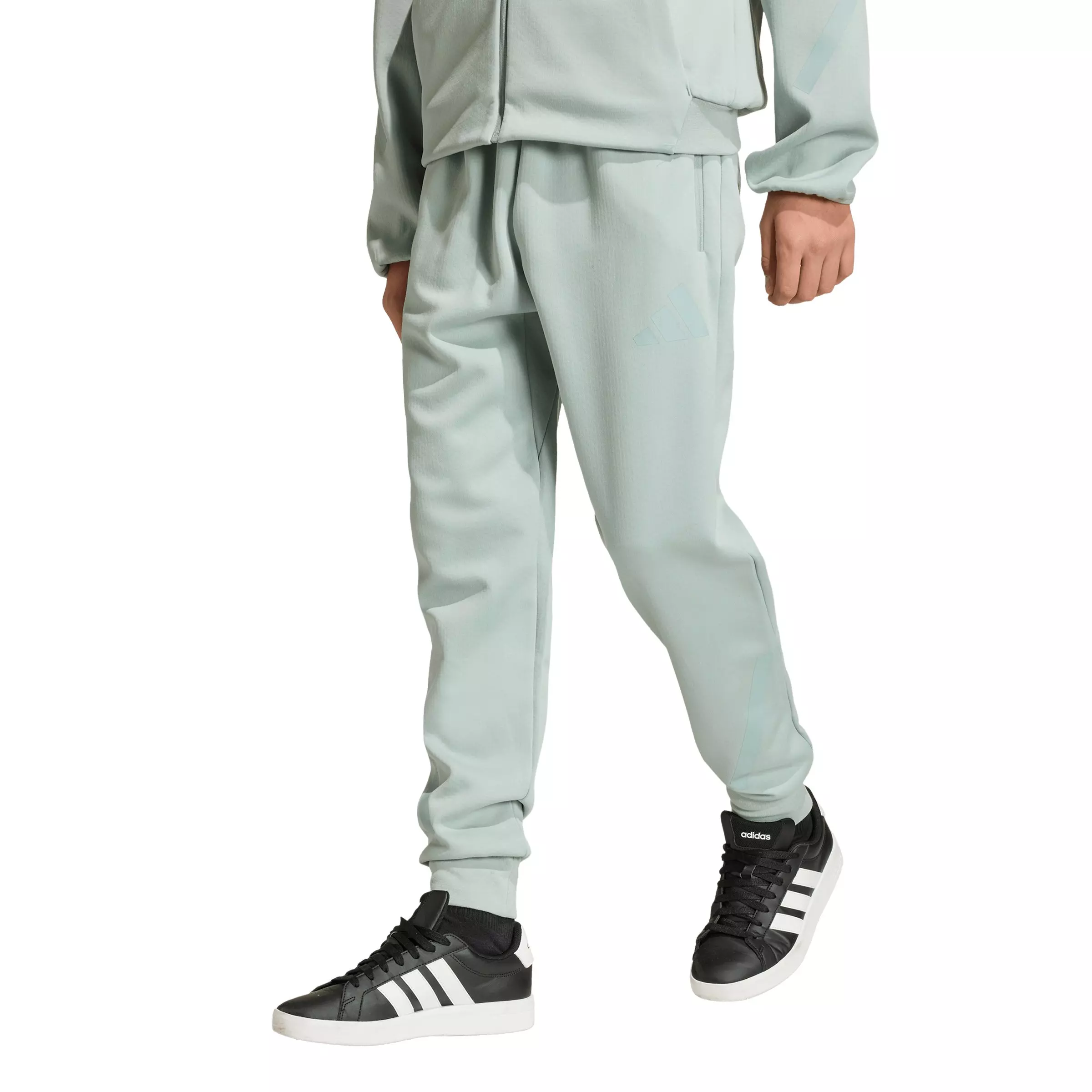 adidas Big Kids' Z.N.E. Tapered Leg Tracksuit Bottoms - Green - GREEN