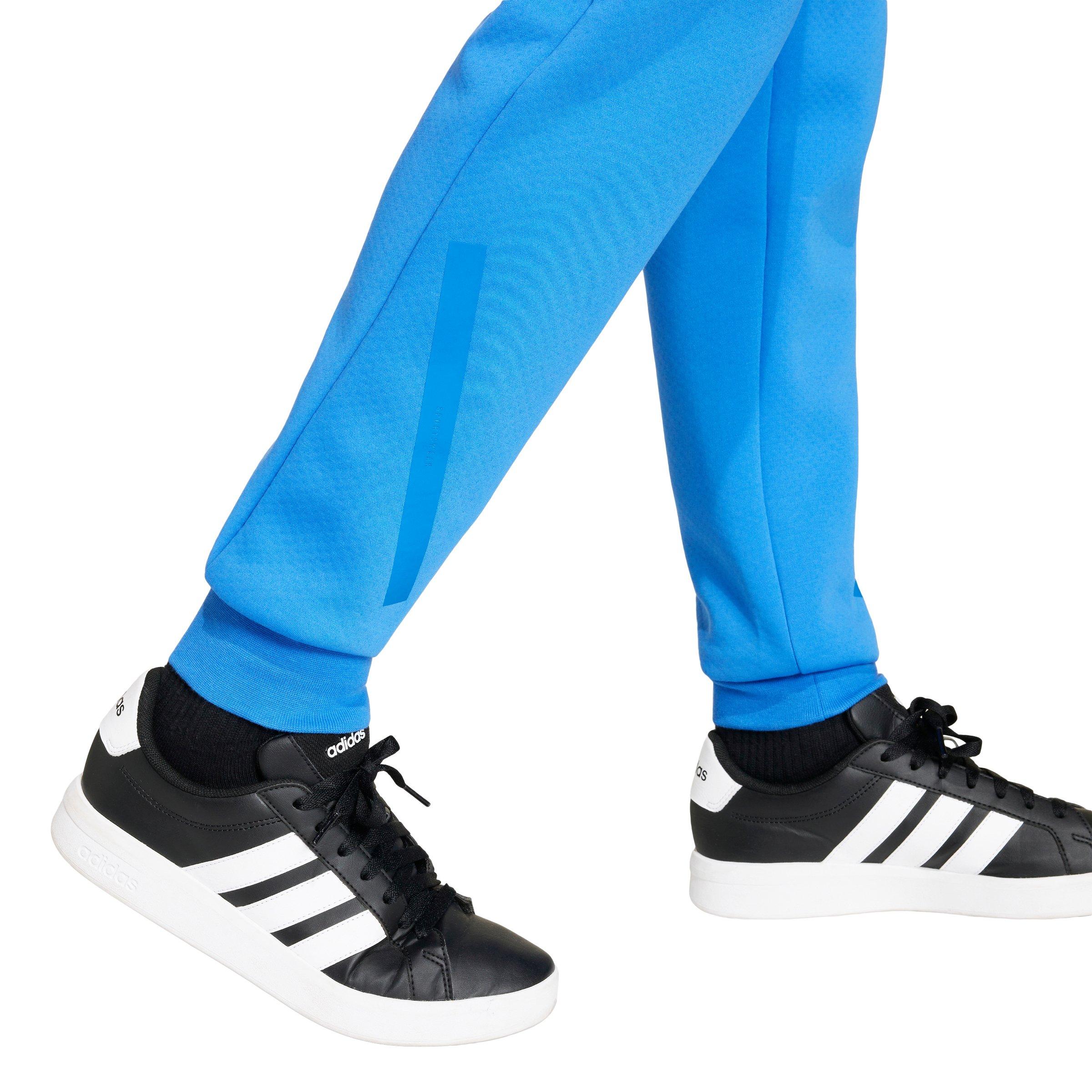 adidas Z.N.E. Tapered-Leg Big Boys' Blue Tracksuit Bottoms