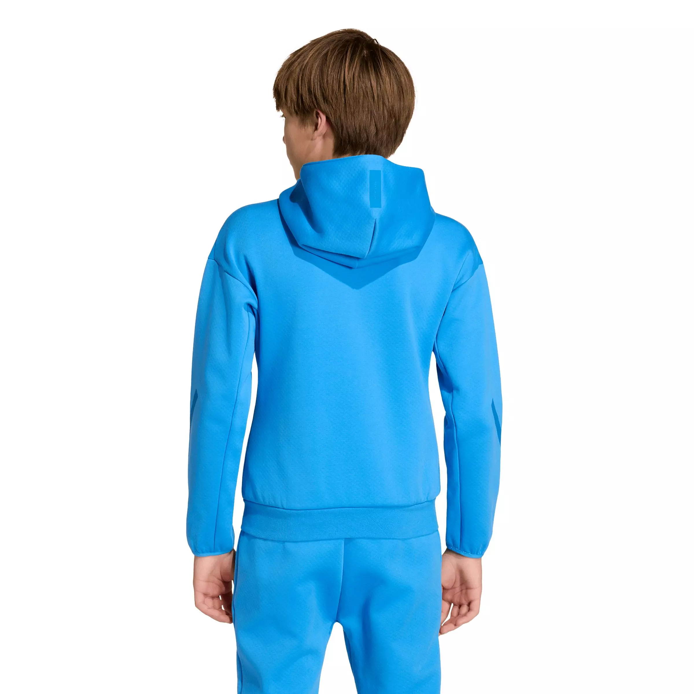 adidas Big Boys' Z.N.E. Full-Zip Hooded Track Jacket - Blue - BLUE
