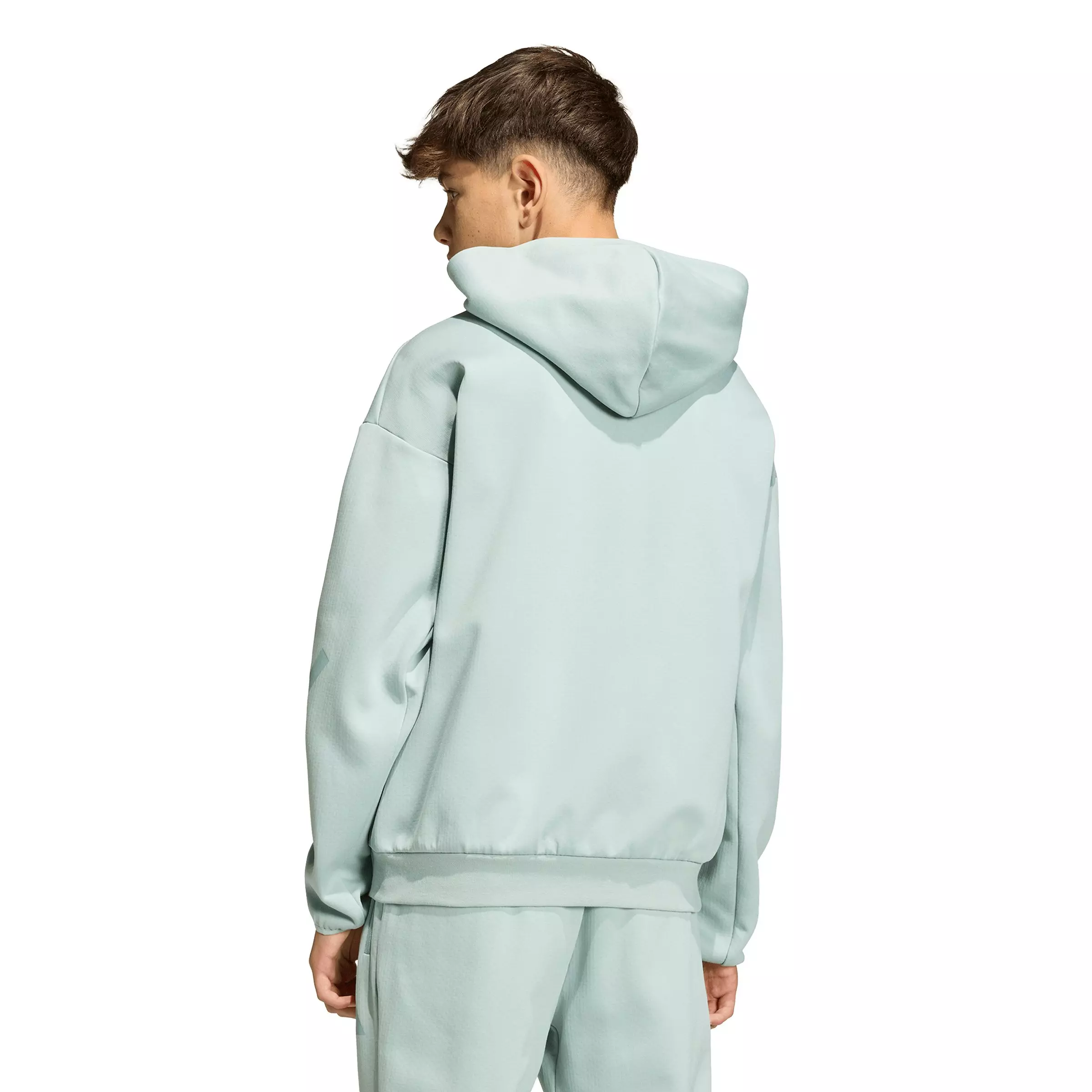 adidas Big Boys' Z.N.E. Full-Zip Hooded Track Jacket - Light Green - LIGHT GREEN