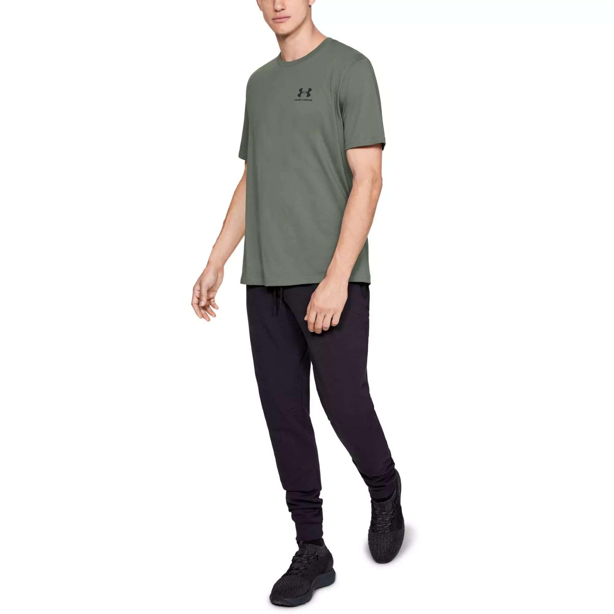 Under Armour Men's Sportstyle Left Chest T-Shirt - GREEN