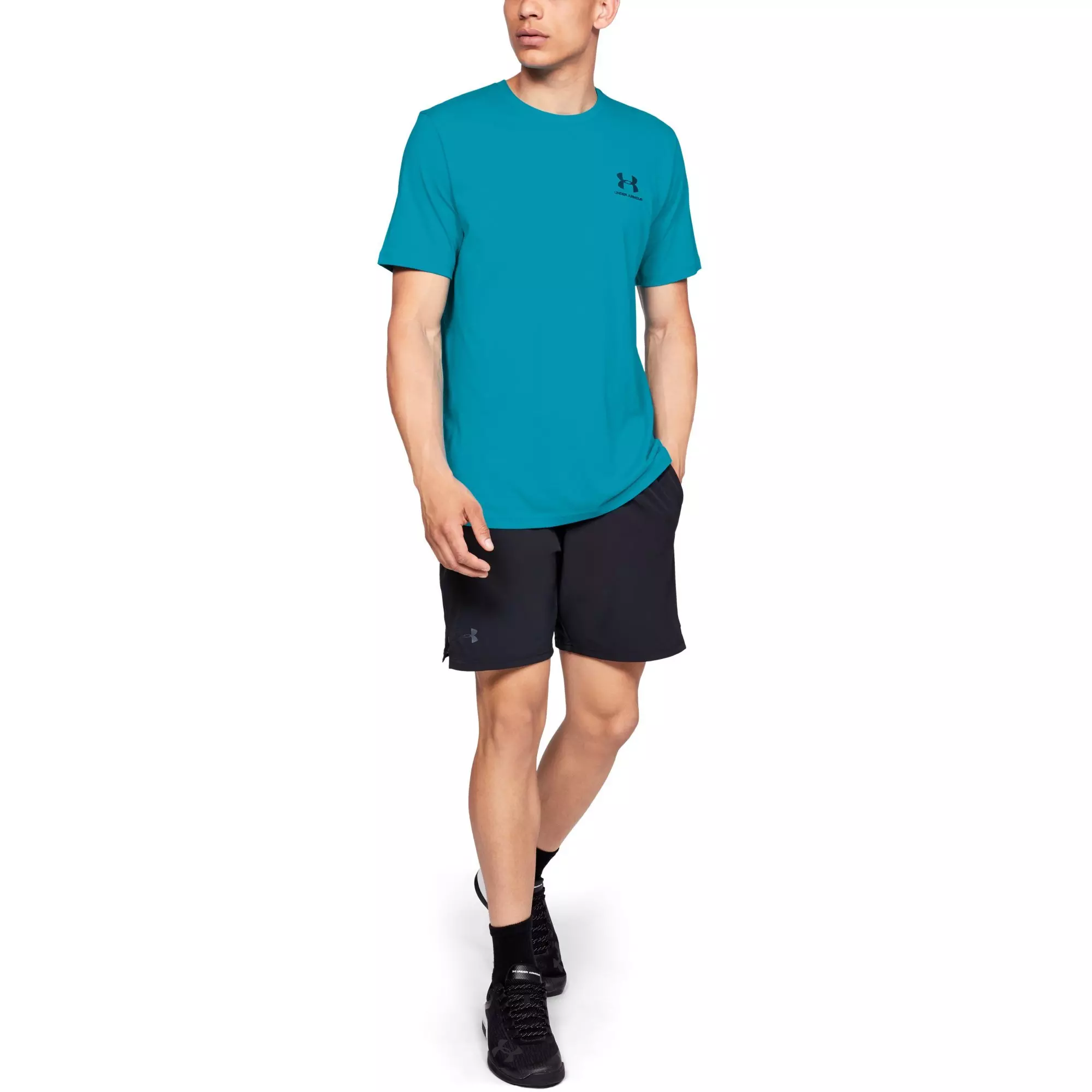 Under Armour Men's Sportstyle Left Chest T-Shirt - BLUE