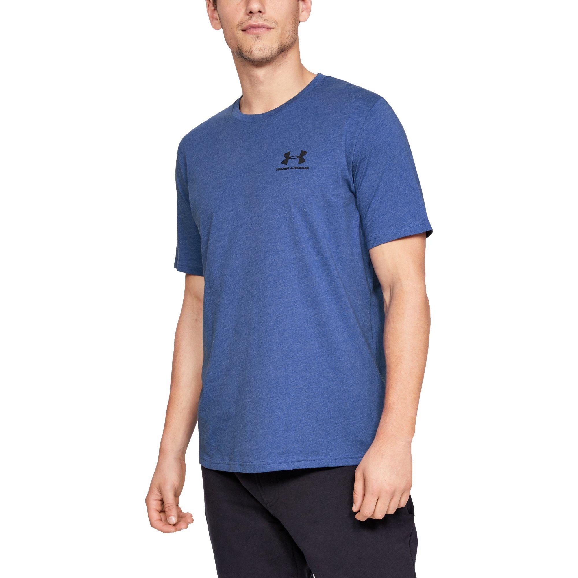 Under Armour Men's Sportstyle Left Chest T-Shirt - ROYAL Thumbnail View 1