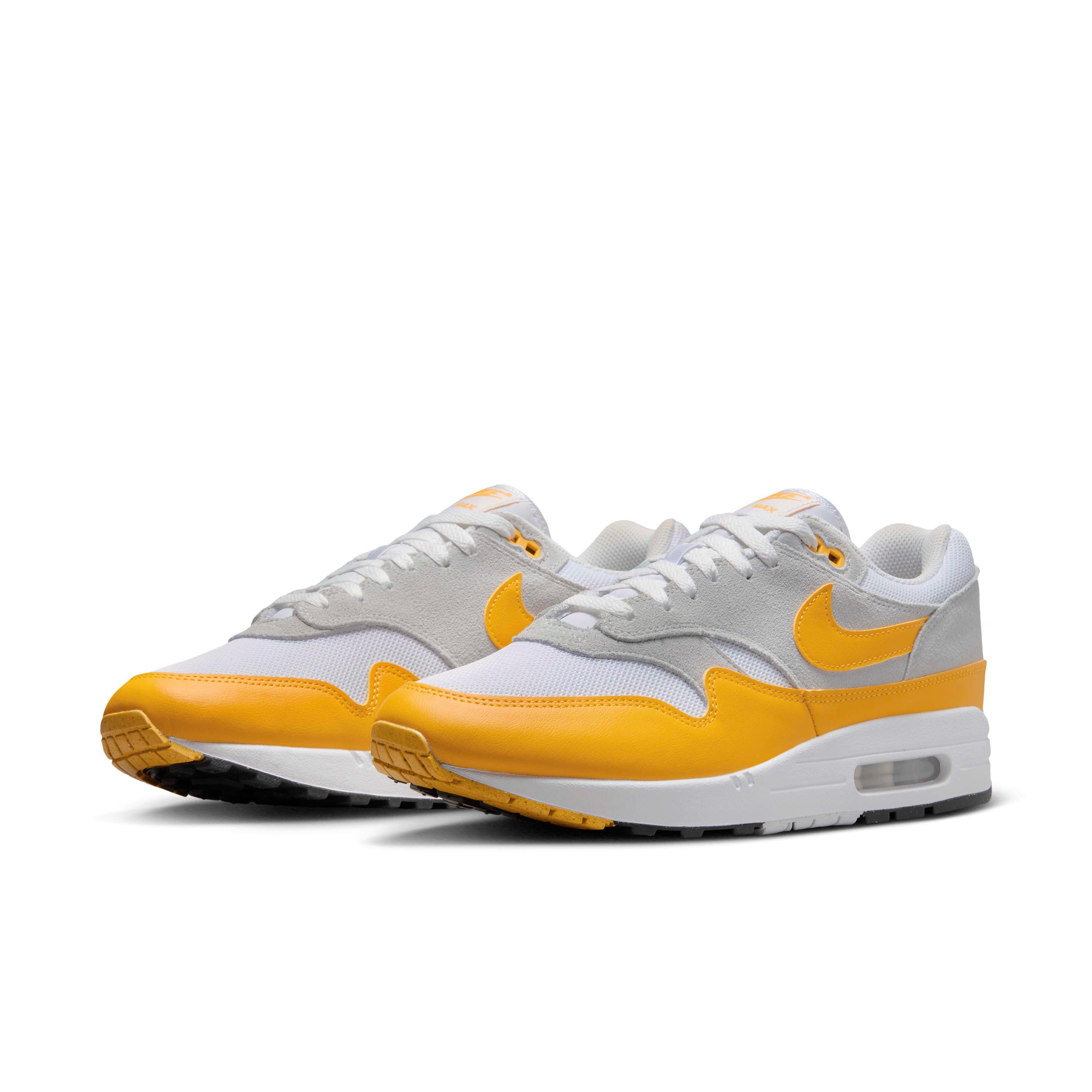 Nike Air Max 1 Men's "White/Pure Platinum/Black/University Gold" Shoe