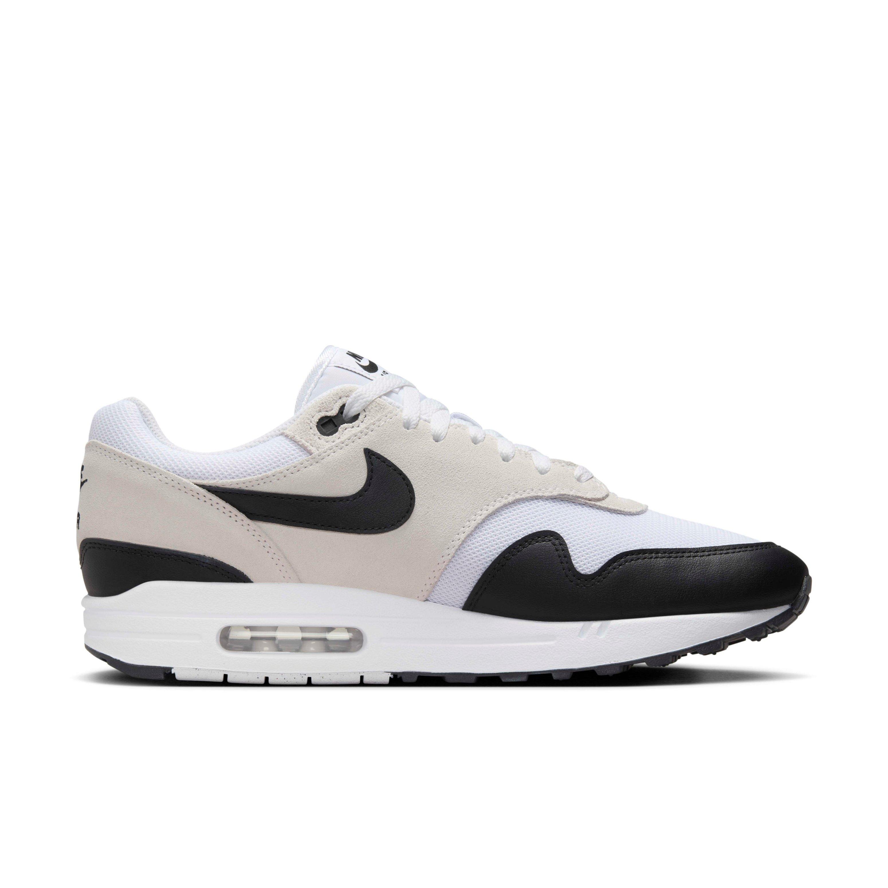 Nike Air Max 1 "White/Summit White/Black" Men's Shoe - WHITE/WHITE/BLACK