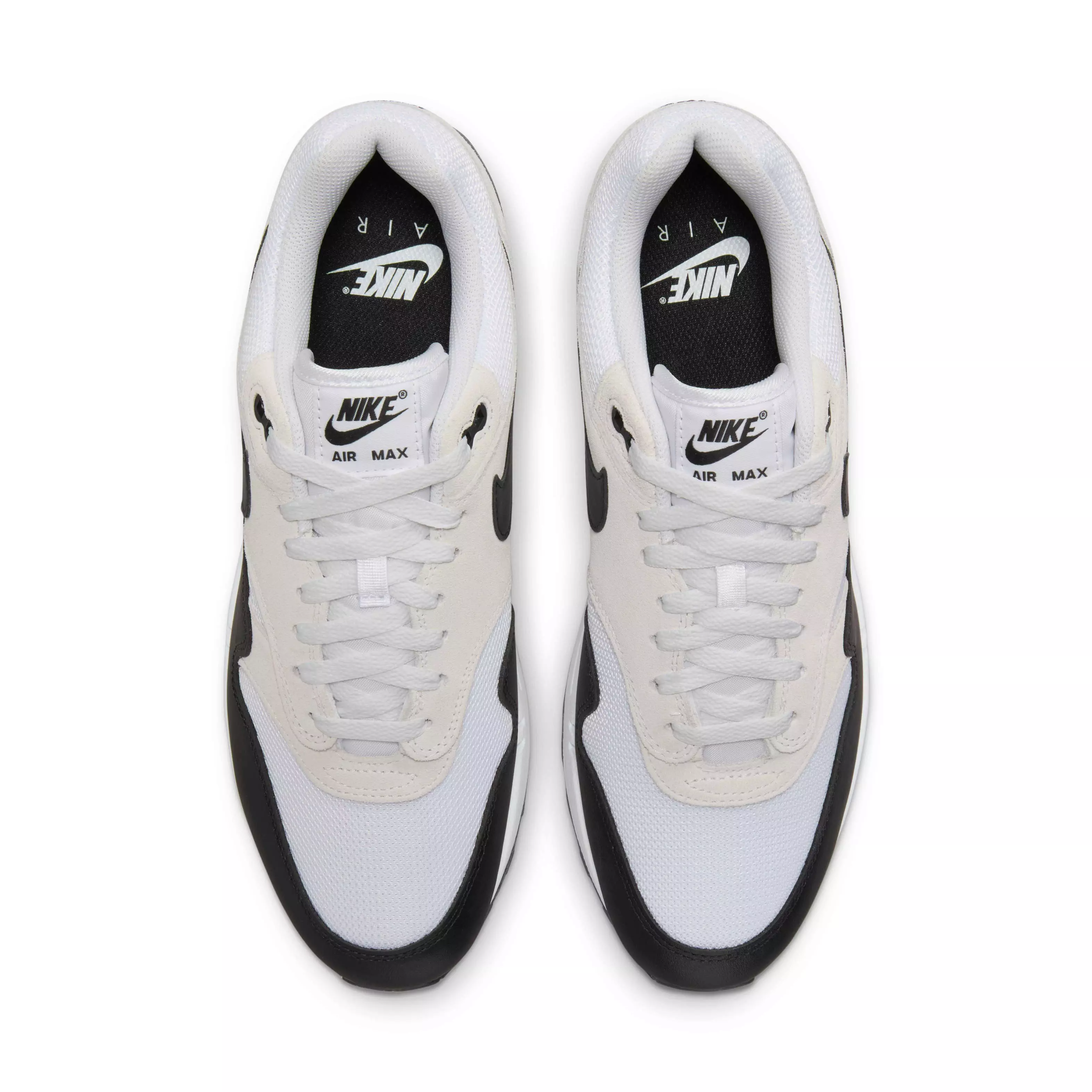 Nike Air Max 1 "White/Summit White/Black" Men's Shoe - WHITE/WHITE/BLACK