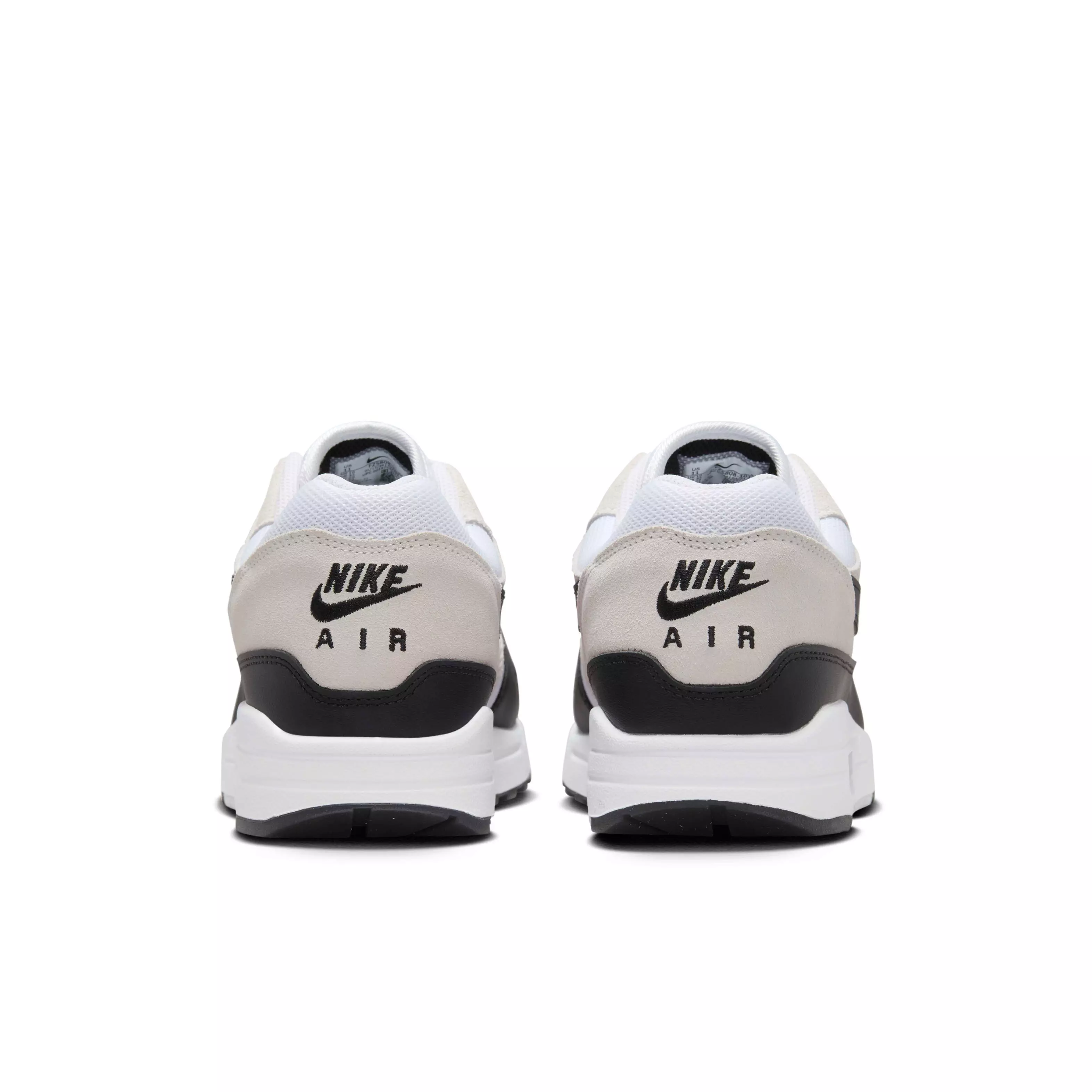 Nike Air Max 1 "White/Summit White/Black" Men's Shoe - WHITE/WHITE/BLACK