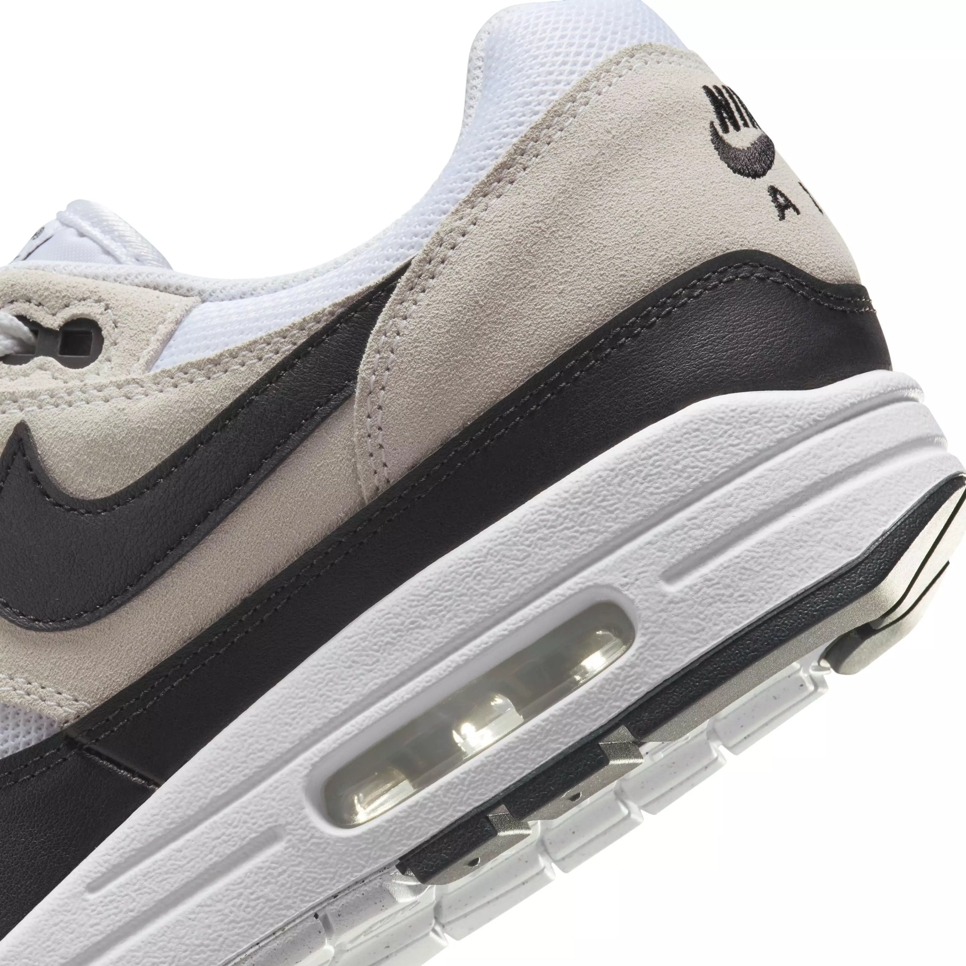 Nike Air Max 1 "White/Summit White/Black" Men's Shoe - WHITE/WHITE/BLACK