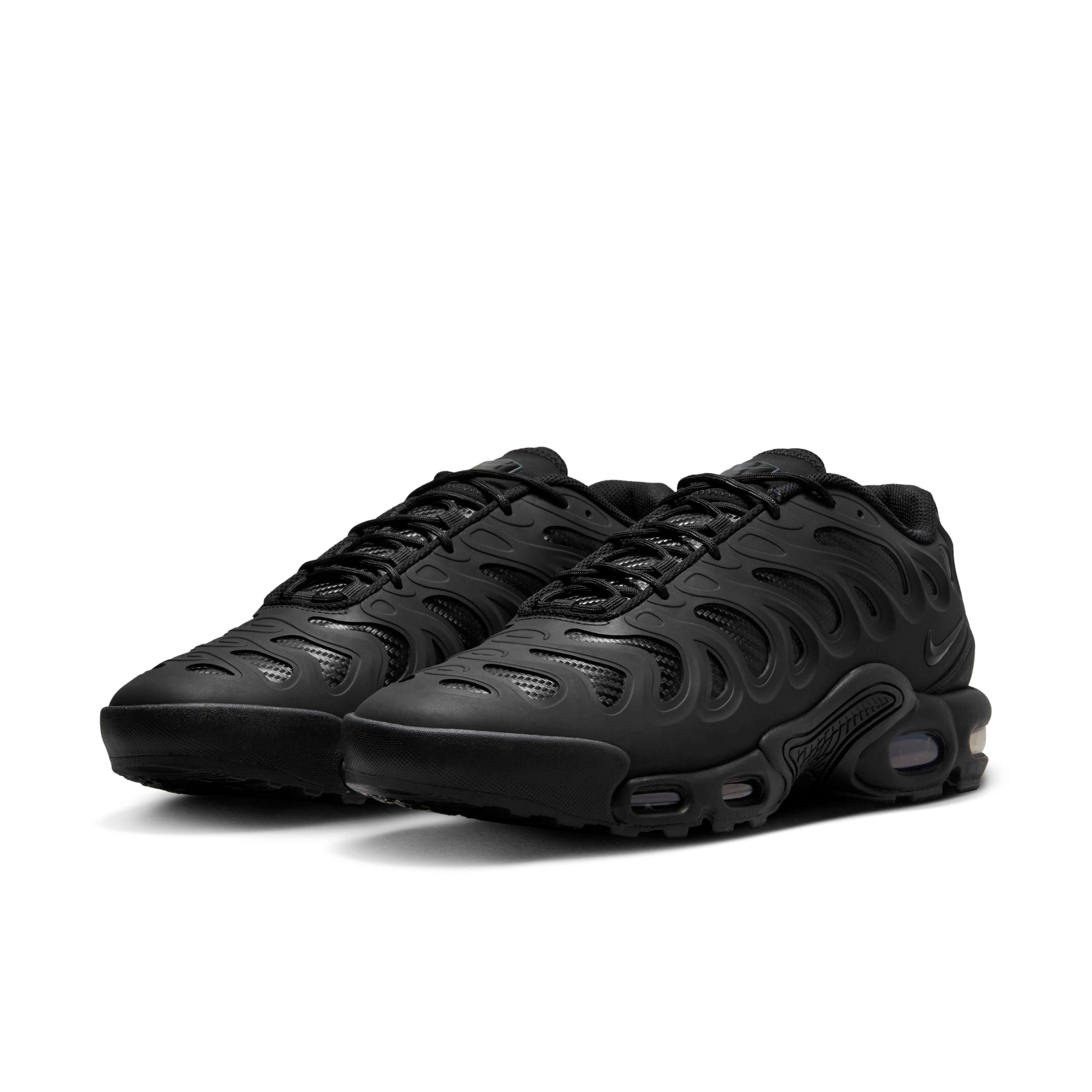 Nike Air Max Plus Drift "Black/Black/Anthracite/Black" Men's Shoe - BLACK/BLACK/ANTHRACITE/BLACK Thumbnail View 3