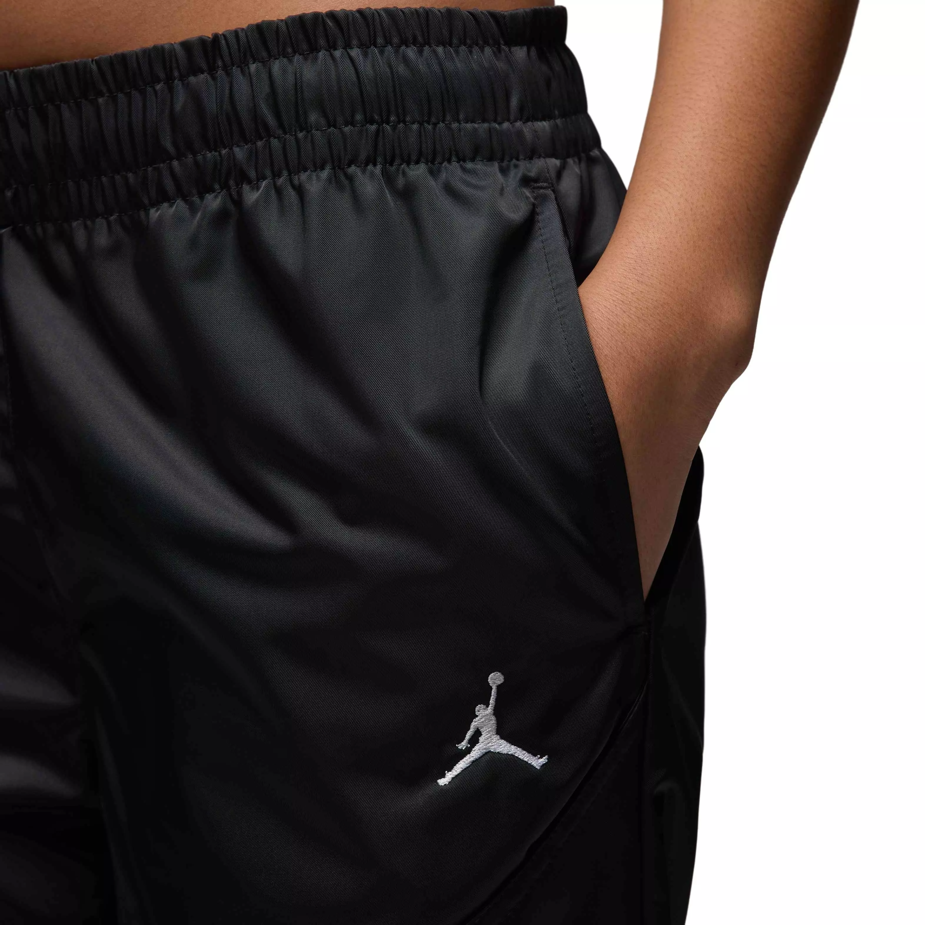 Jordan Women's Brooklyn Novelty Solid Pants - BLACK