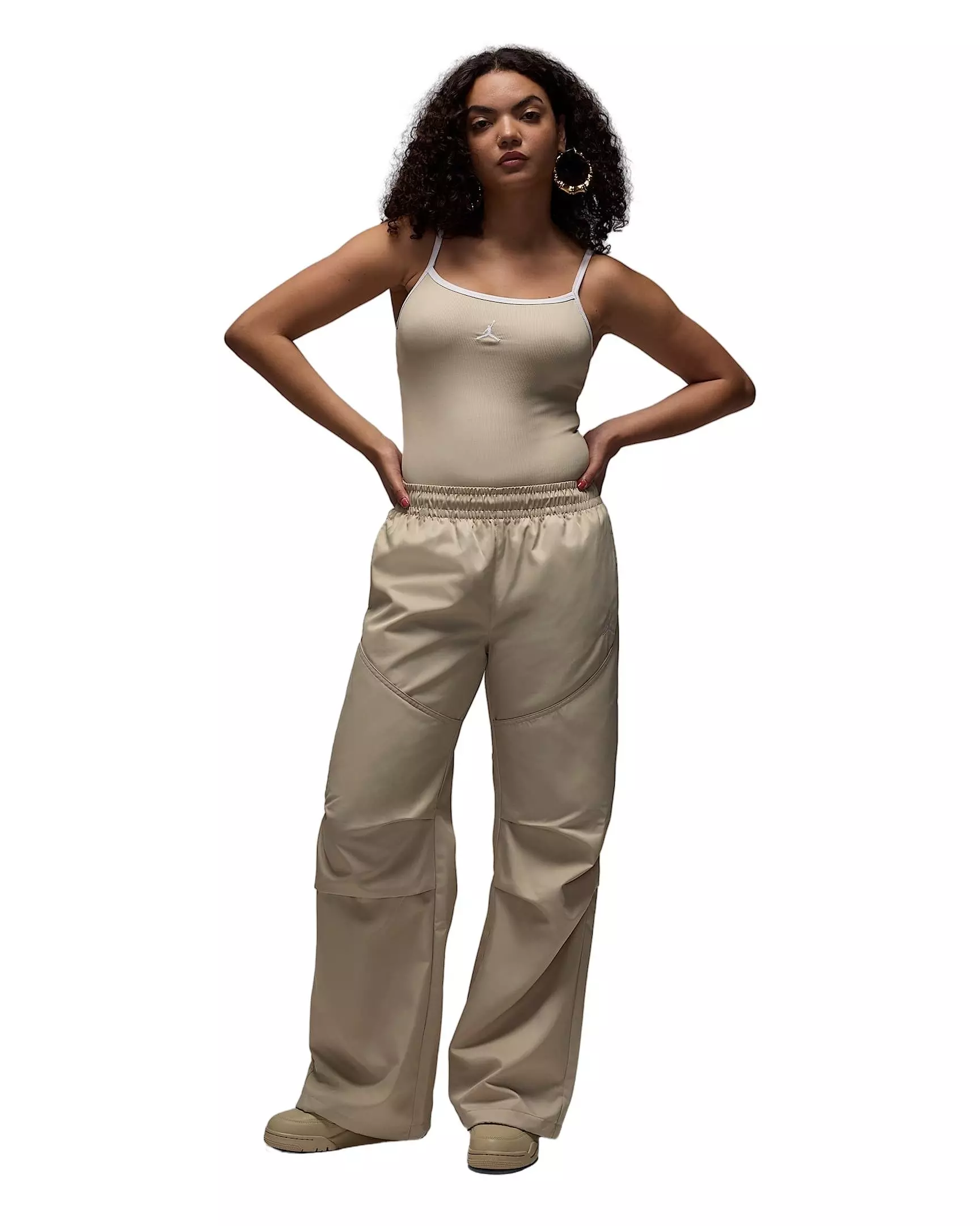 Jordan Women's Brooklyn Novelty Solid Pants - BROWN