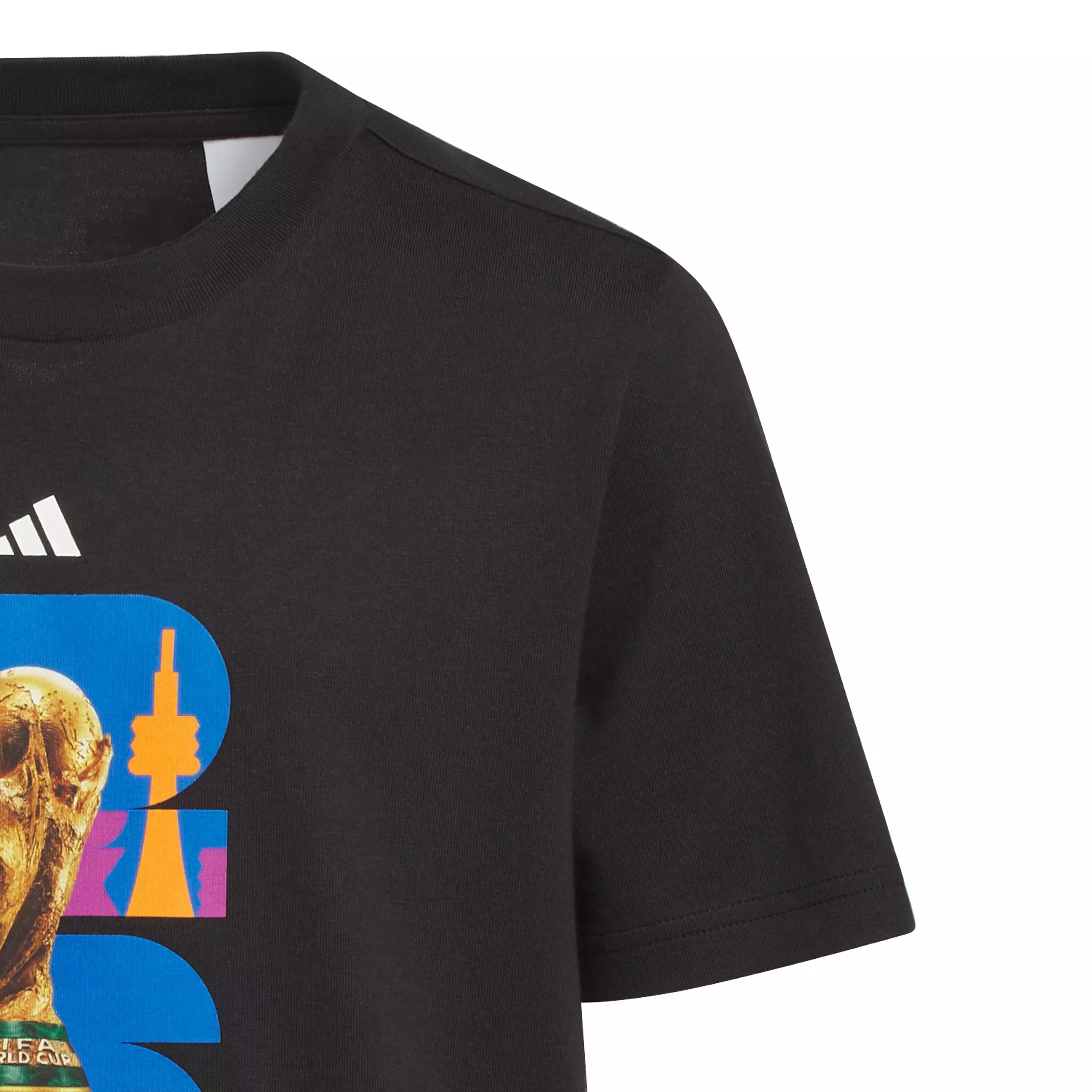 adidas Big Kids' FIFA World Cup 26 Host City Toronto Graphic T-Shirt - Black - BLACK