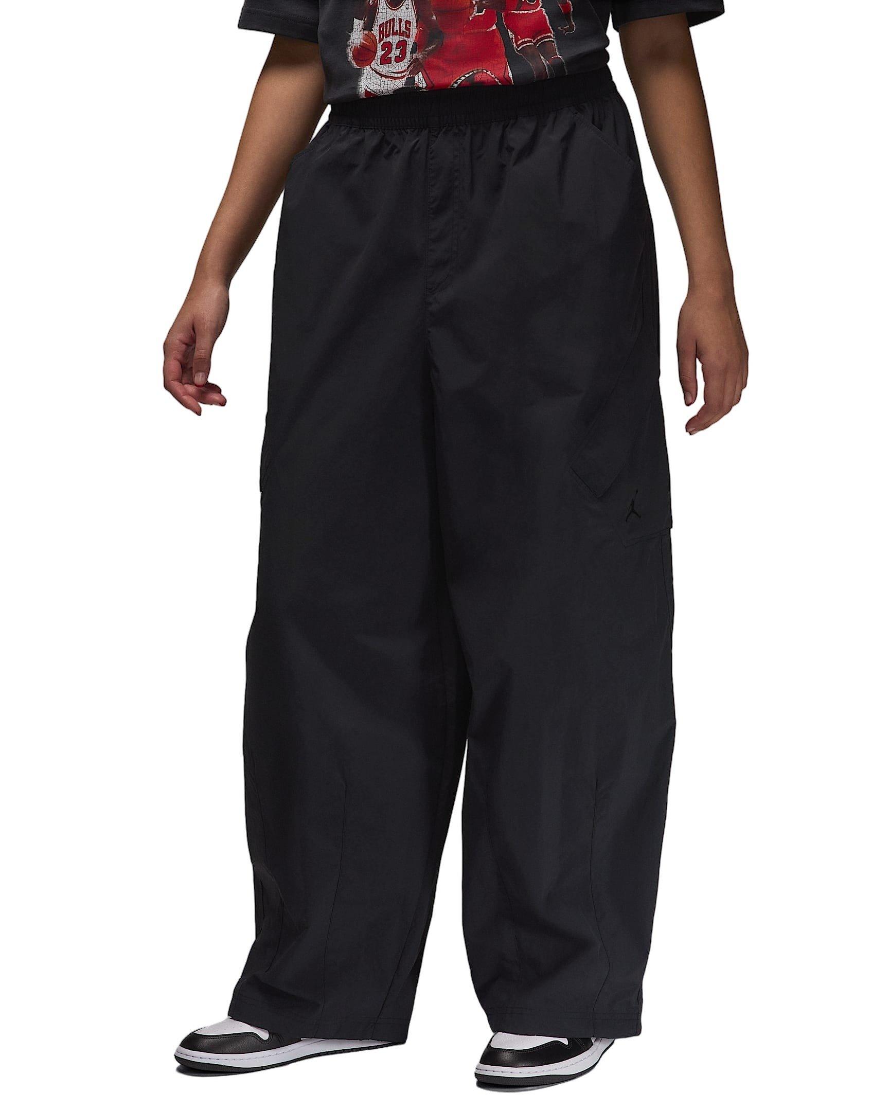 Jordan Women's Flight Chicago Parachute Pants - BLACK Thumbnail View 1