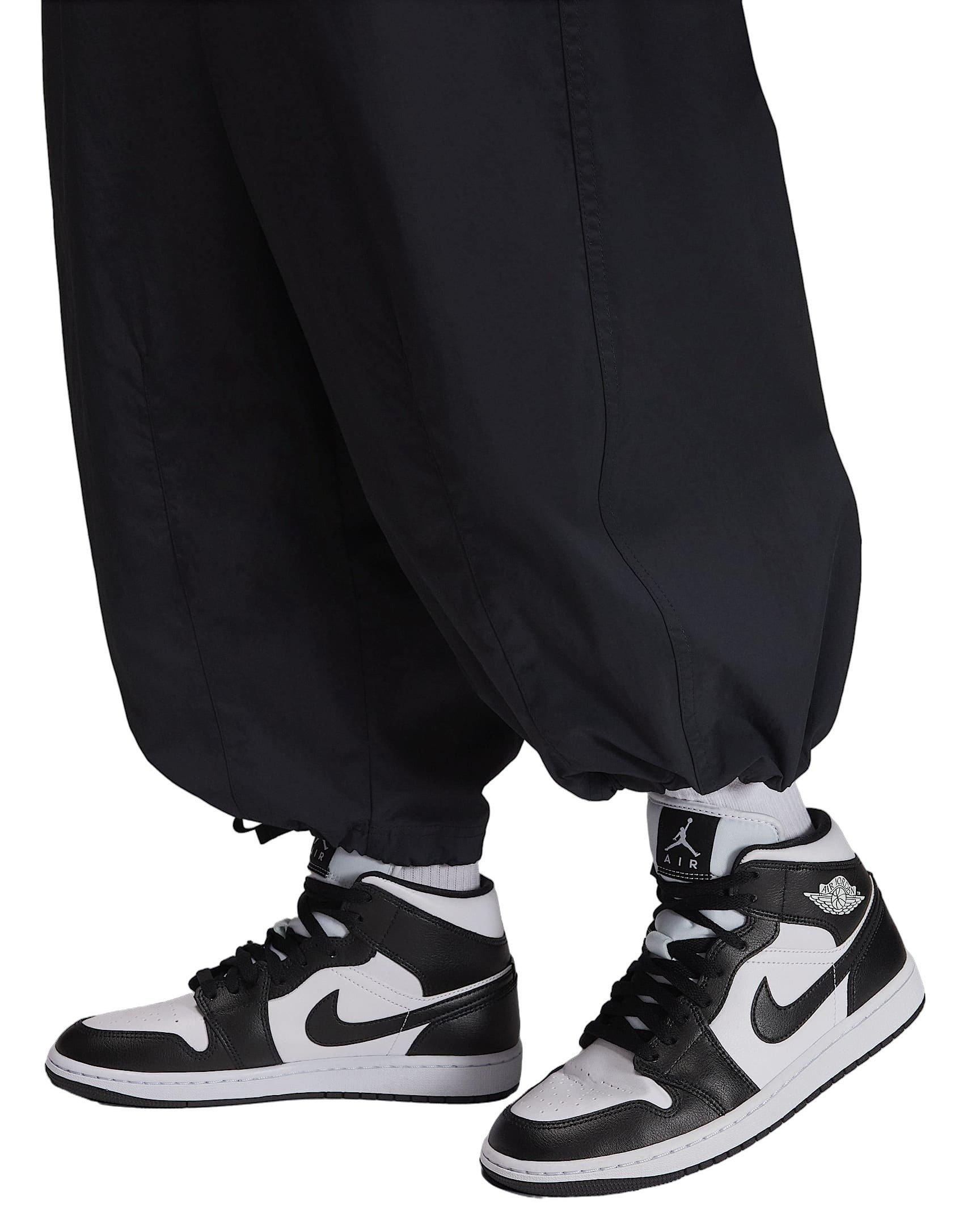 Jordan Women's Flight Chicago Parachute Pants - BLACK Thumbnail View 7