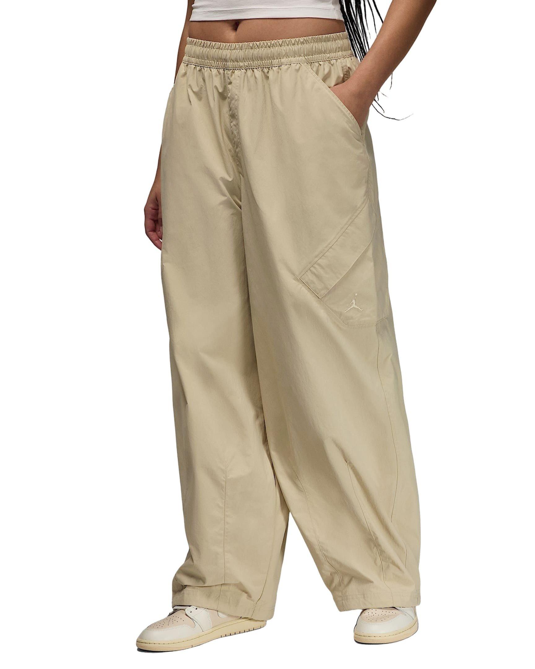 Jordan Women's Flight Chicago Parachute Pants - BROWN Thumbnail View 1