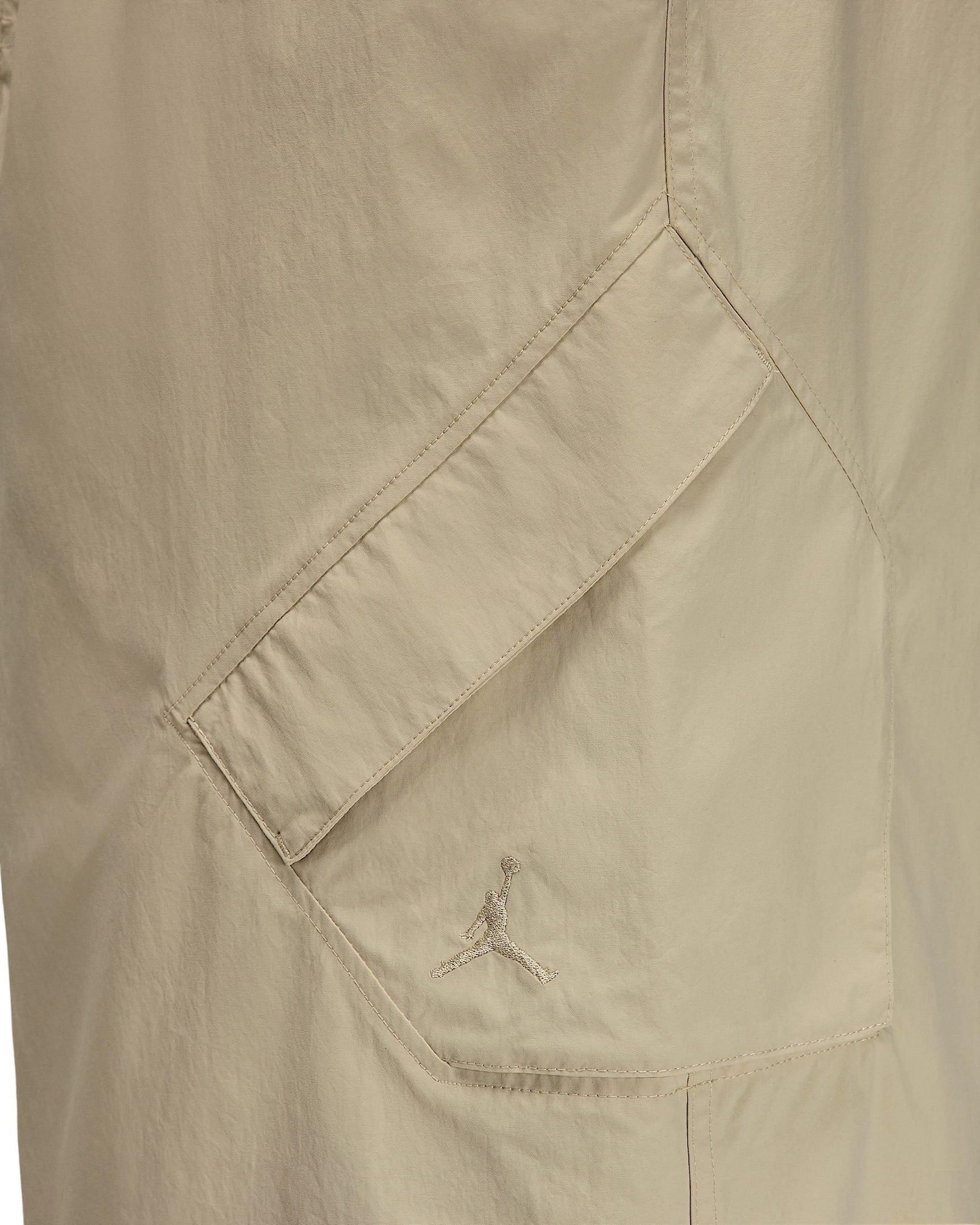 Jordan Women's Flight Chicago Parachute Pants - BROWN Thumbnail View 6