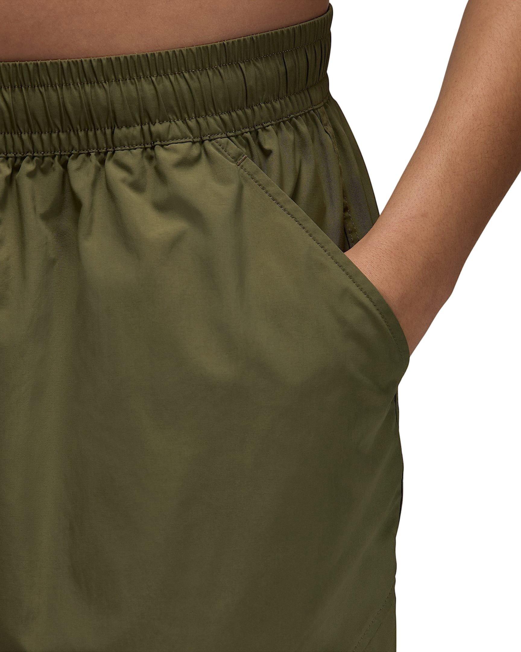 Jordan Women's Flight Chicago Parachute Pants - GREEN Thumbnail View 3