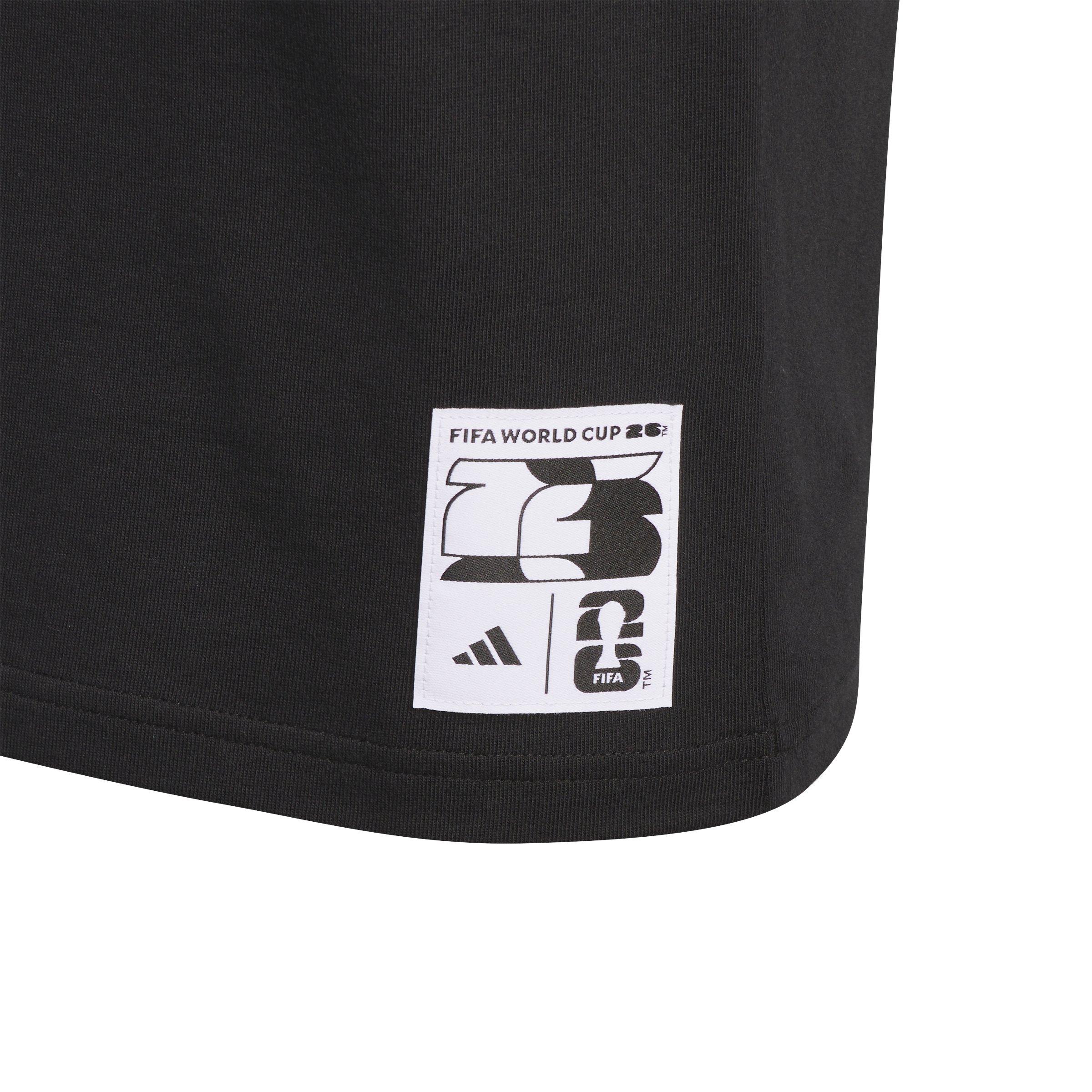 adidas Big Kids' FIFA World Cup 26 Host City Philadelphia Graphic T-Shirt - Black - BLACK Thumbnail View 3