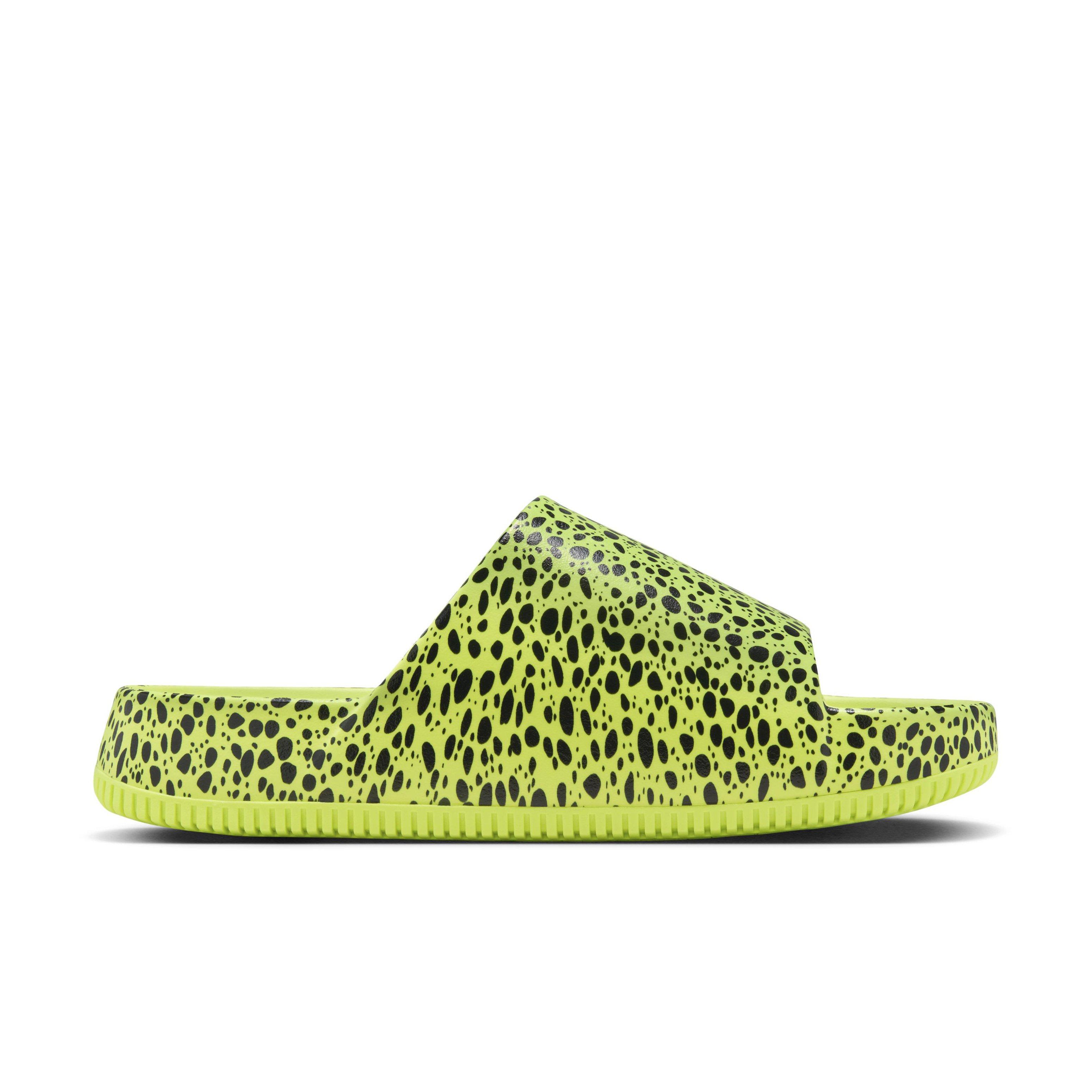 Nike Calm Print "Volt/Volt/Dark Obsidian" Men's Slide - VOLT/VOLT/DK OBSIDIAN