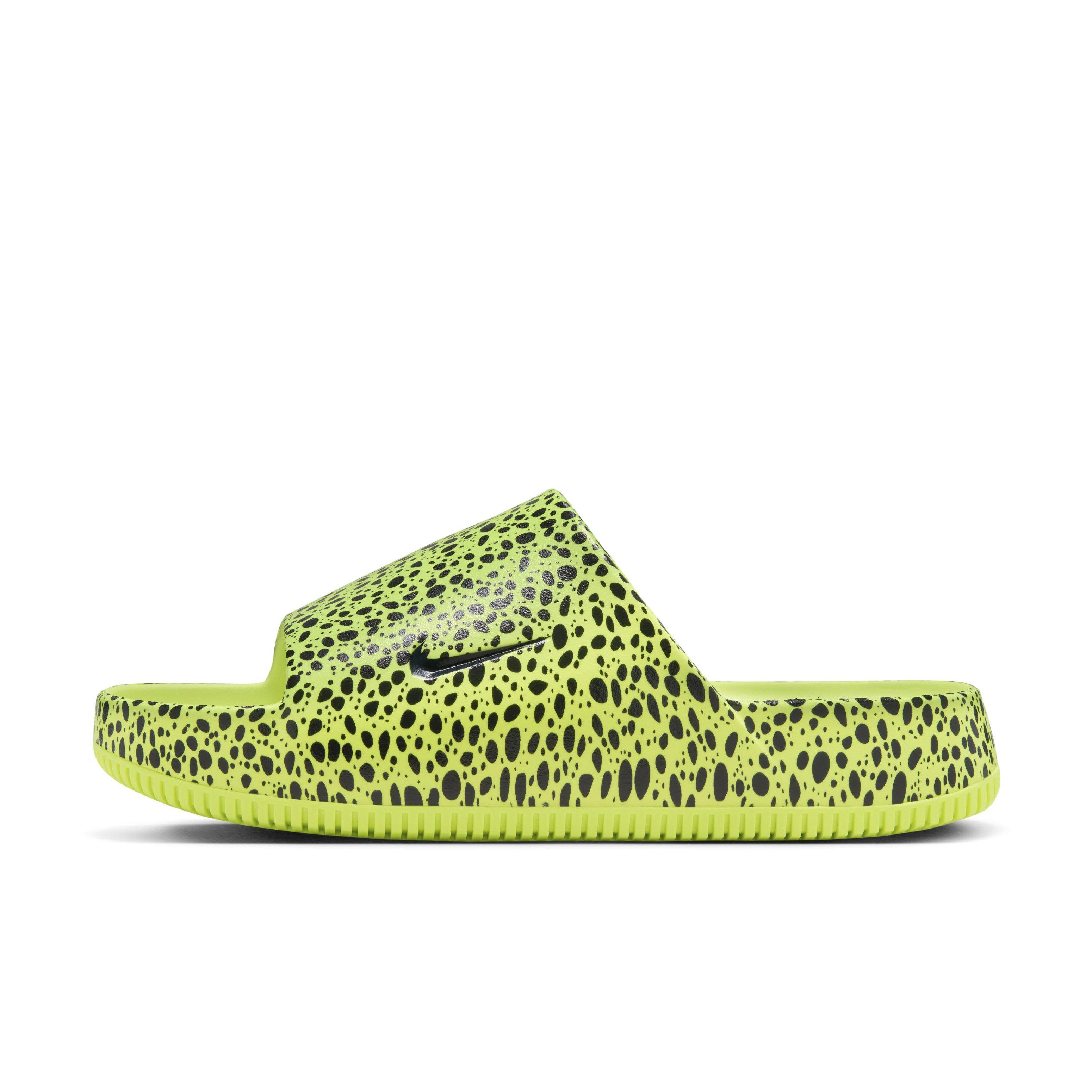 Nike Calm Print Men's "Volt/Volt/Dark Obsidian" Slide