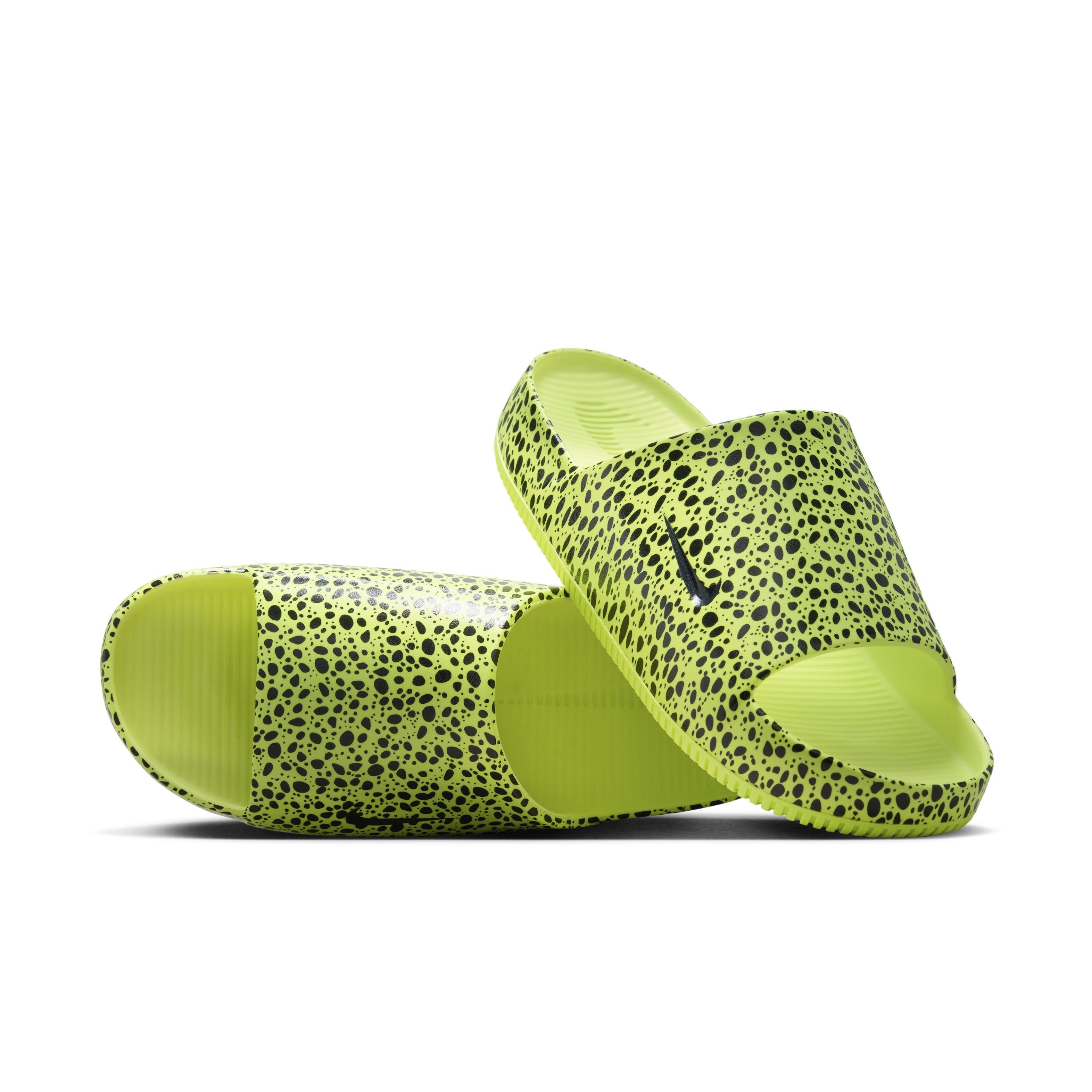 Nike Calm Print Men's "Volt/Volt/Dark Obsidian" Slide