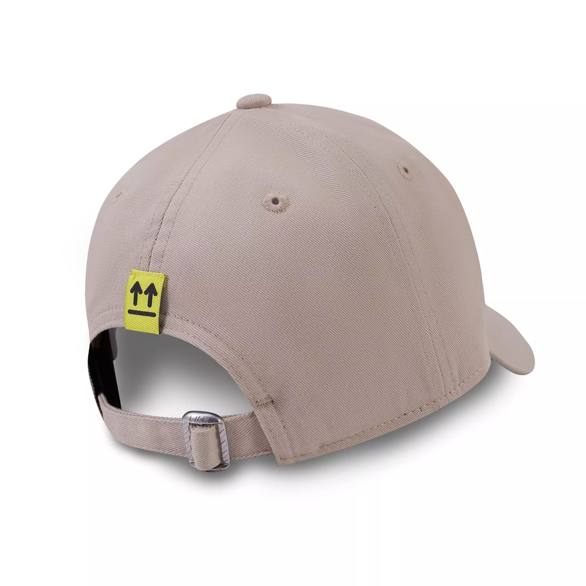 L/AB c/o Off-White Clamp Arrows Curved Brim Twill Hat - Cream - CREAM