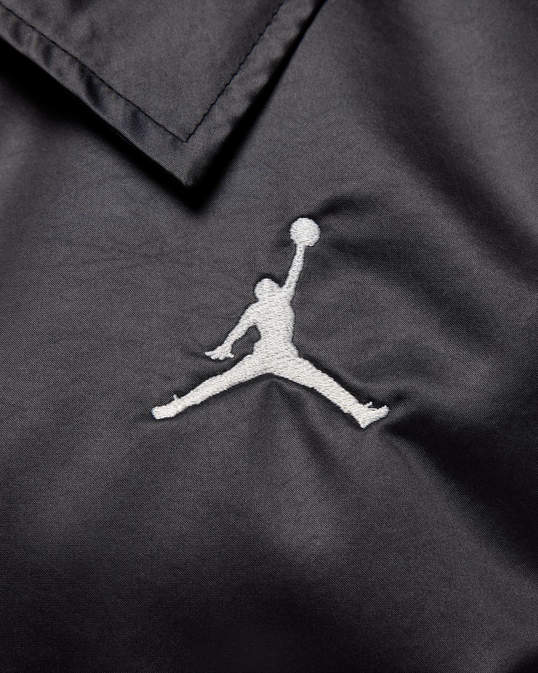 Jordan Women's Lightweight Coaches Jacket - BLACK Thumbnail View 4