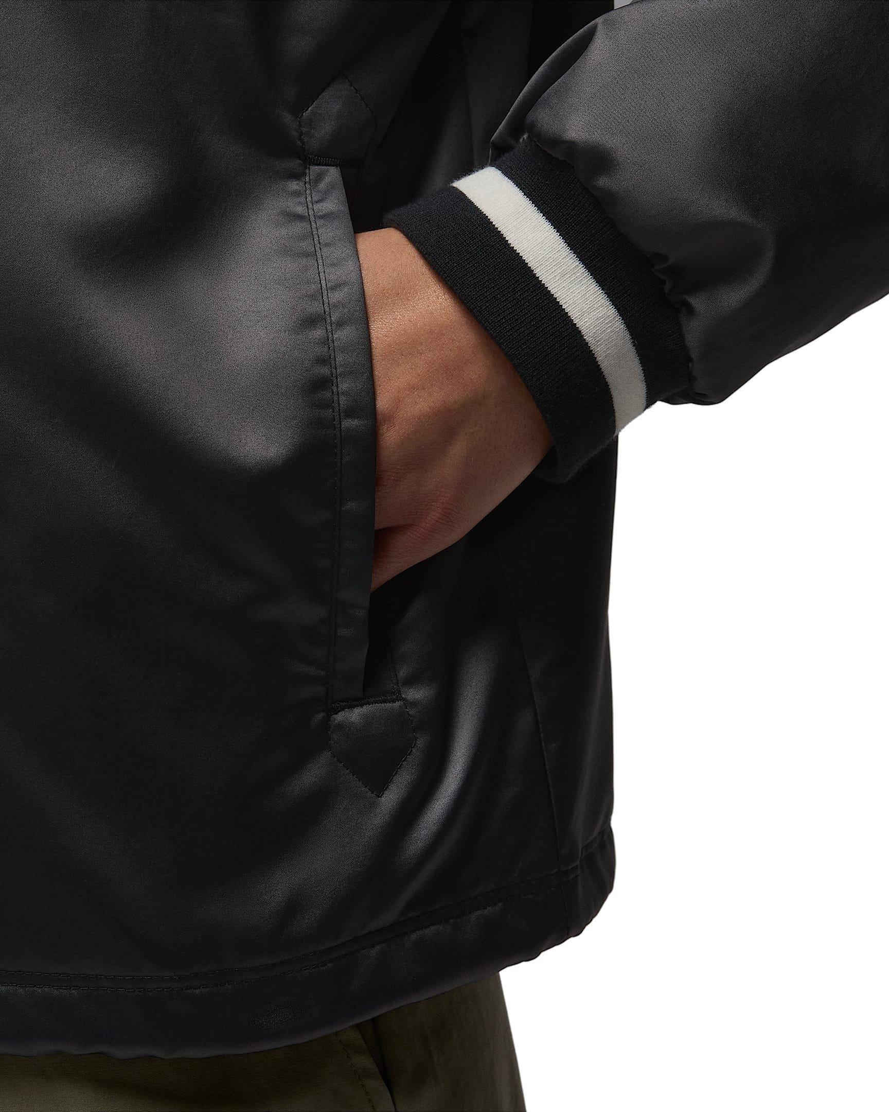 Jordan Women's Lightweight Coaches Jacket - BLACK Thumbnail View 5