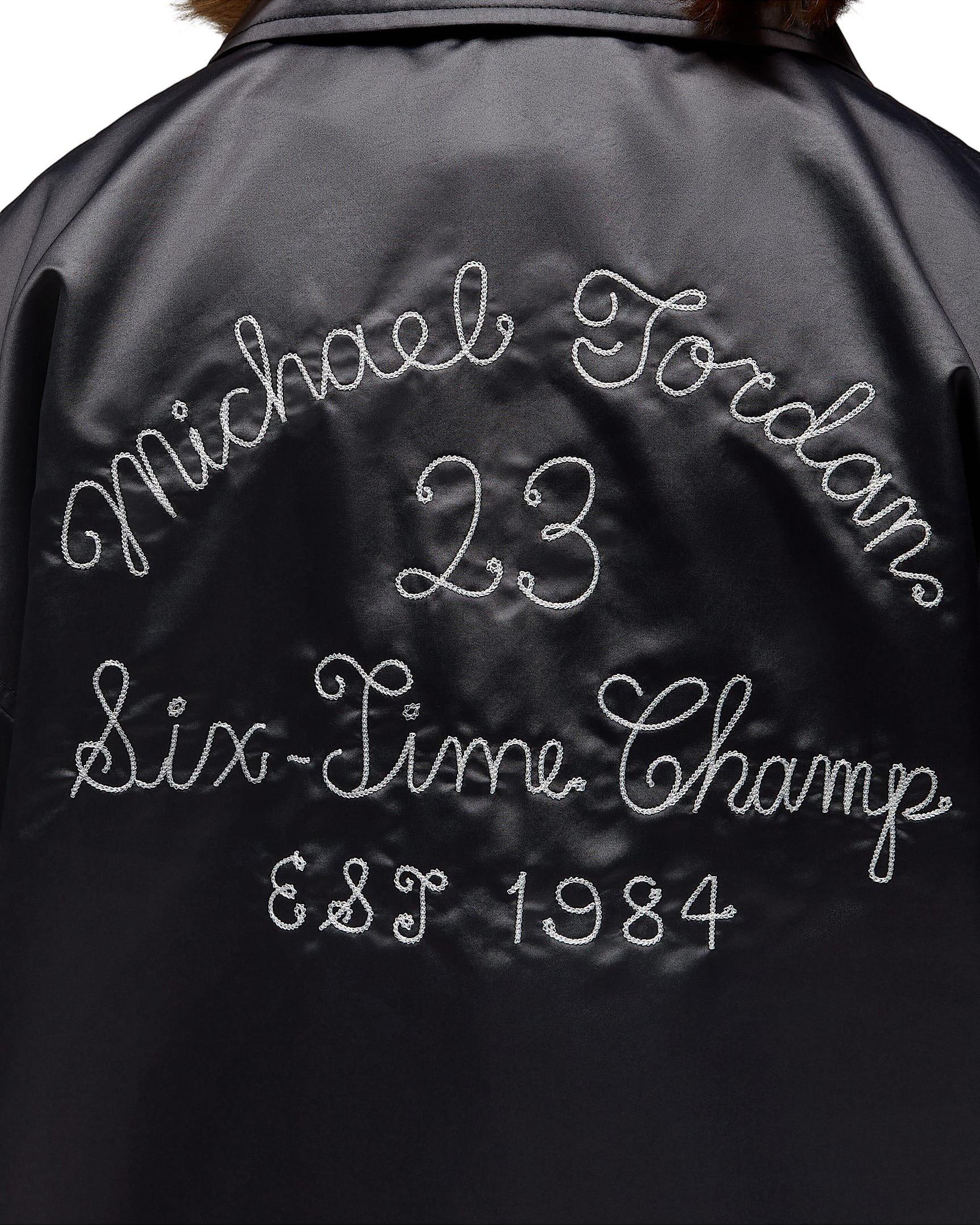 Jordan Women's Lightweight Coaches Jacket - BLACK Thumbnail View 6