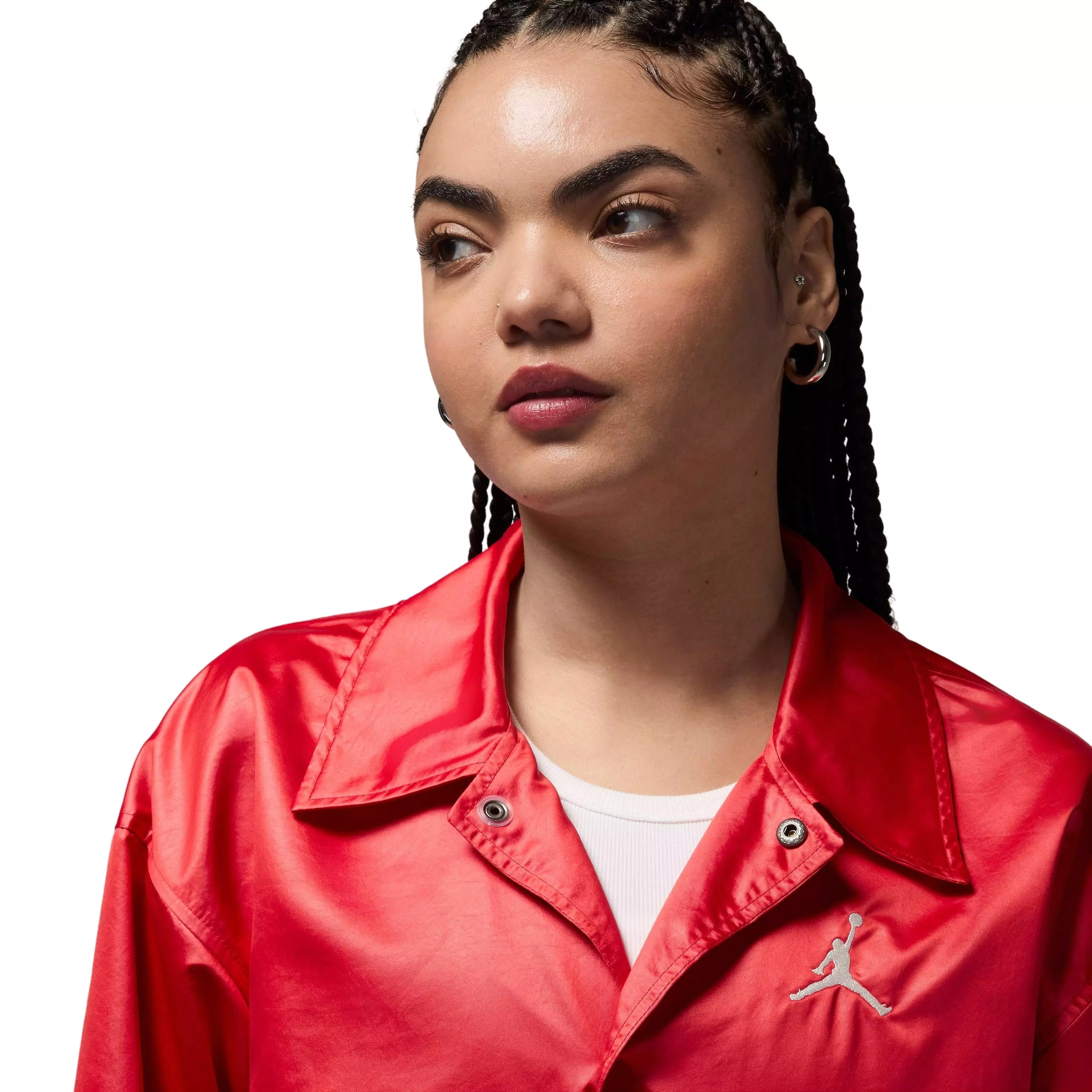 Jordan Women's Lightweight Coaches Jacket - RED