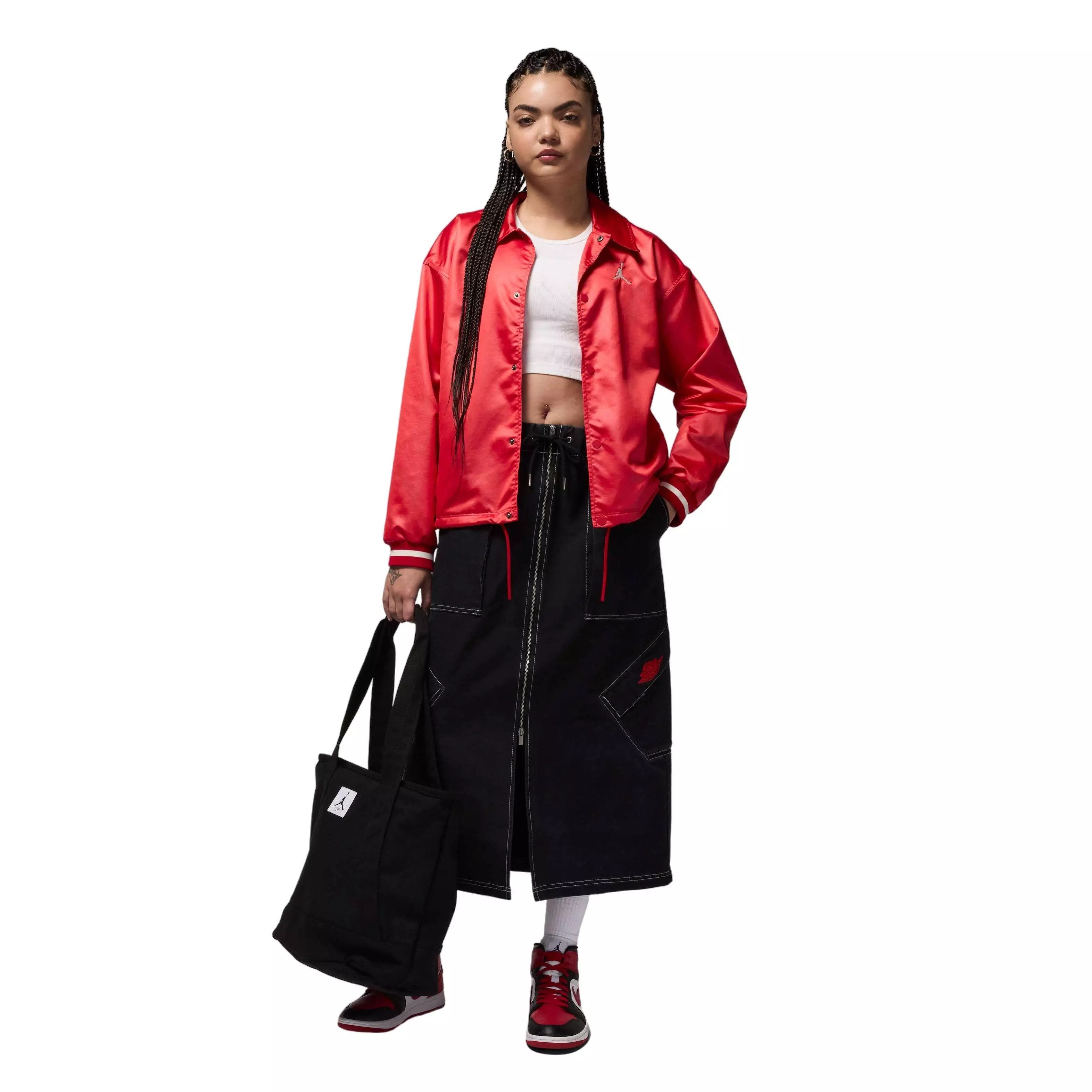 Jordan Women's Lightweight Coaches Jacket - RED
