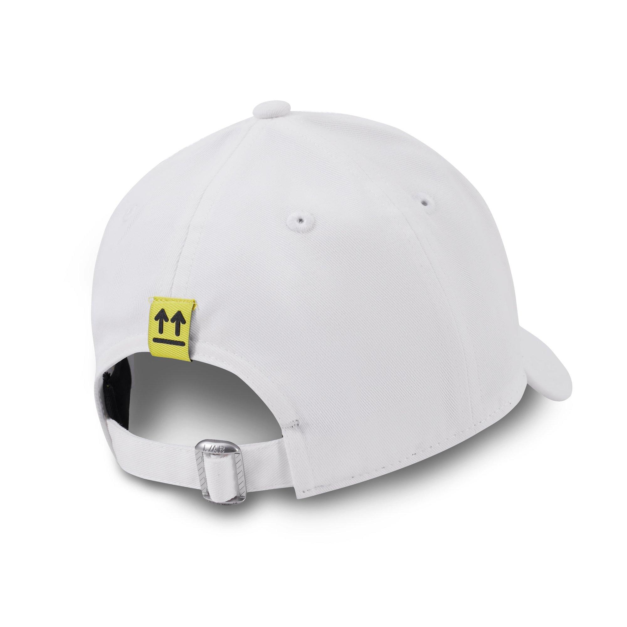 L/AB c/o Off-White Clamp Arrows Curved Brim Twill Hat - White - WHITE