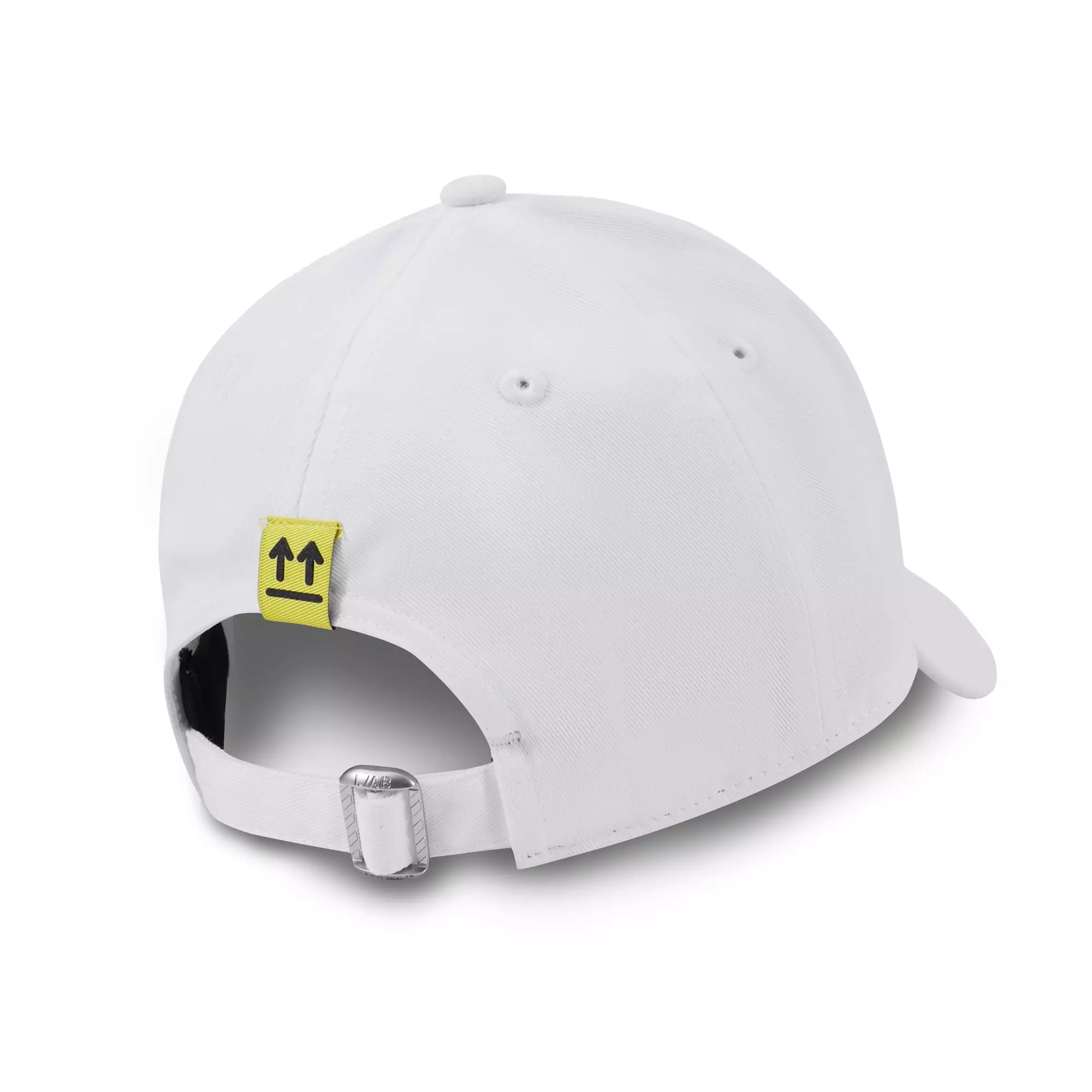 L/AB c/o Off-White Clamp Arrows Curved Brim Twill Hat - White - WHITE