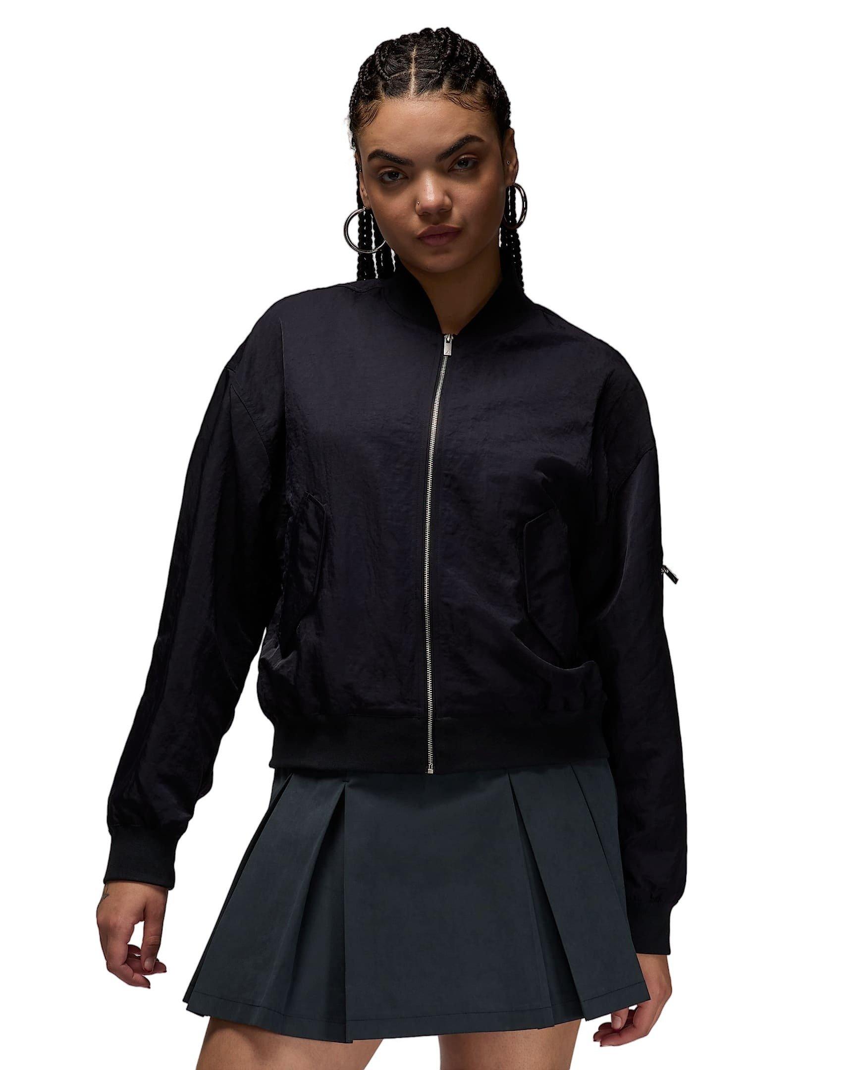 Jordan Women's Flight Renegade SSNL Jacket - Black - BLACK Thumbnail View 1