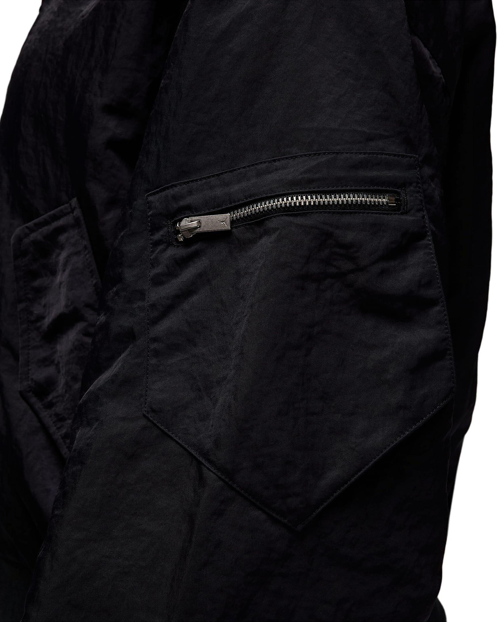 Jordan Women's Flight Renegade SSNL Jacket - Black - BLACK Thumbnail View 4