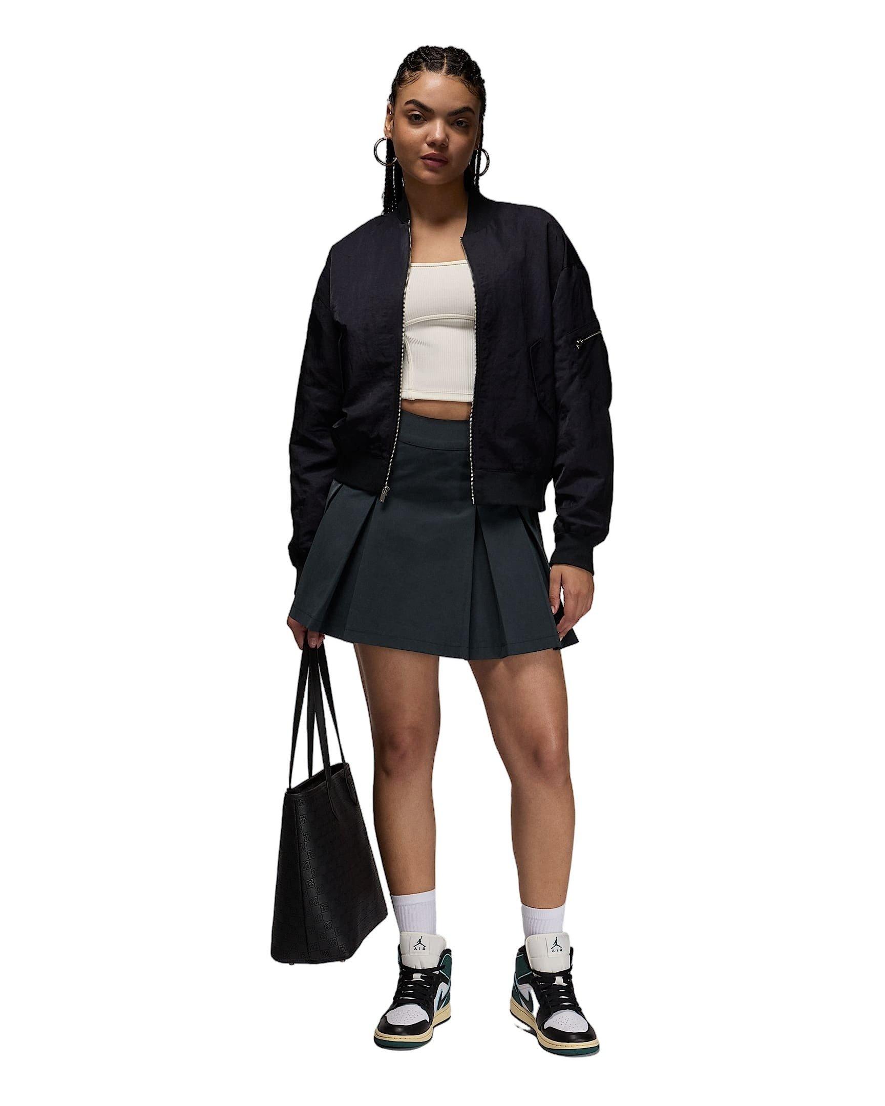 Jordan Women's Flight Renegade SSNL Jacket - Black - BLACK Thumbnail View 6